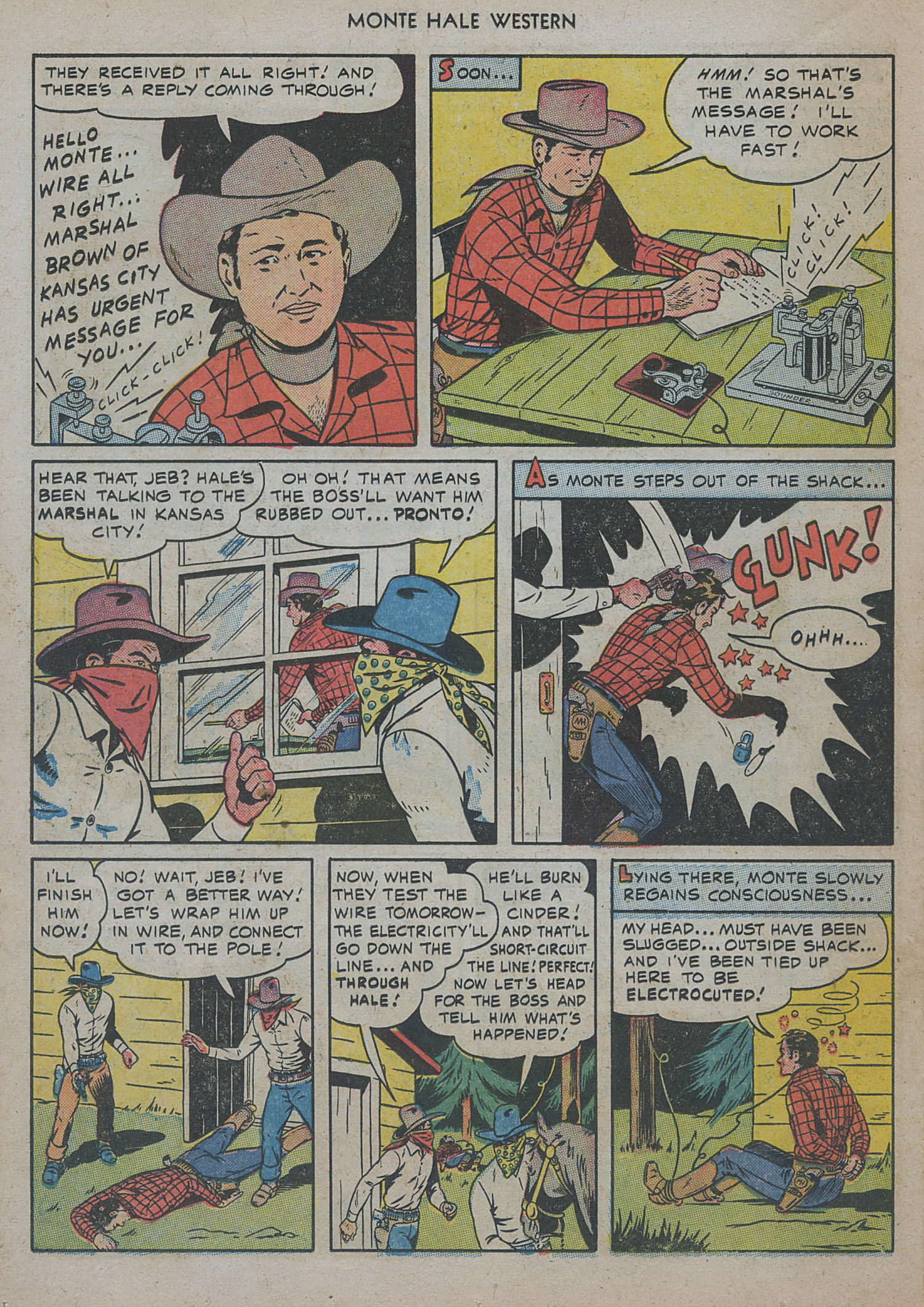 Read online Monte Hale Western comic -  Issue #47 - 30