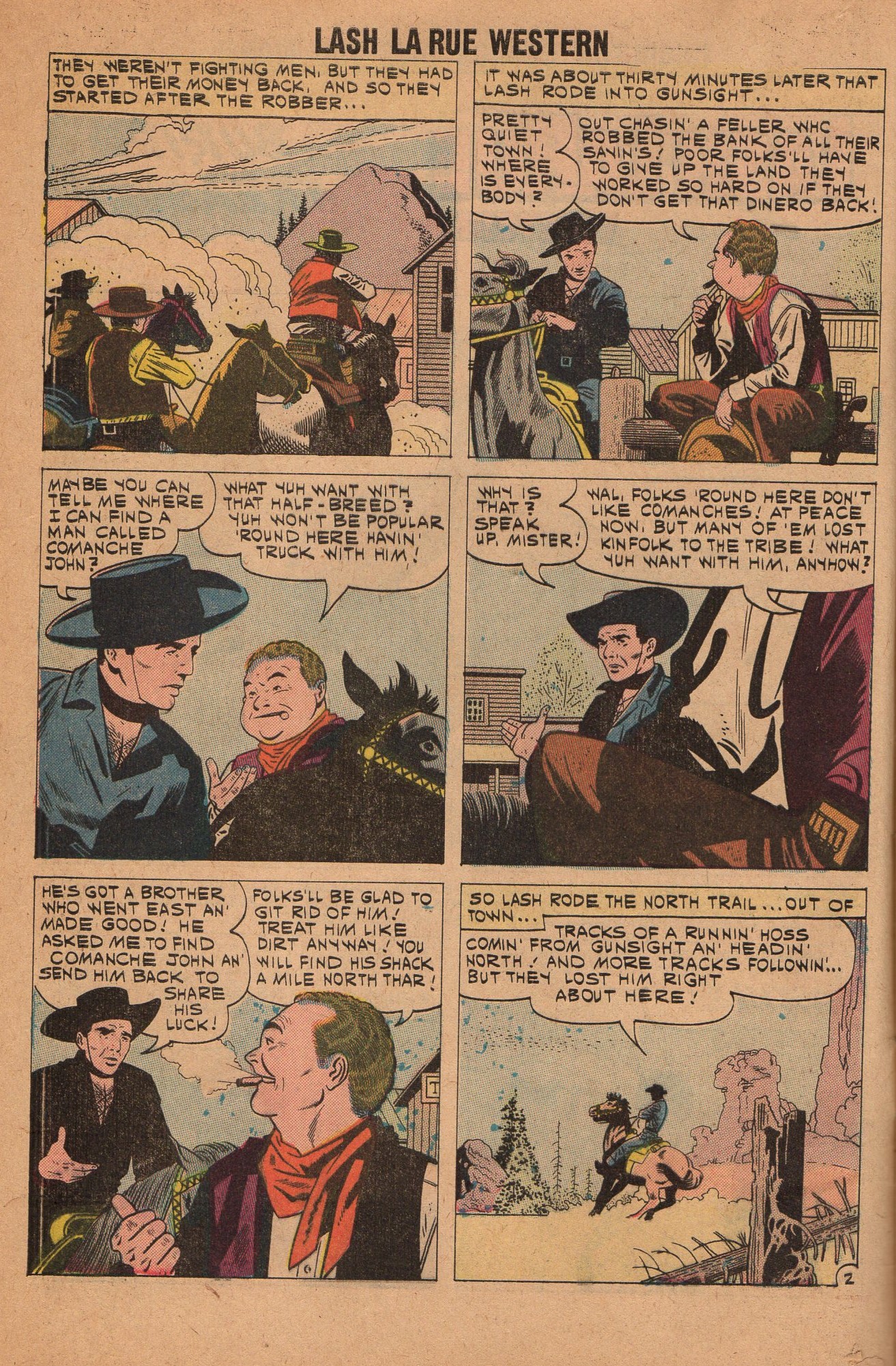 Read online Lash Larue Western (1949) comic -  Issue #83 - 4