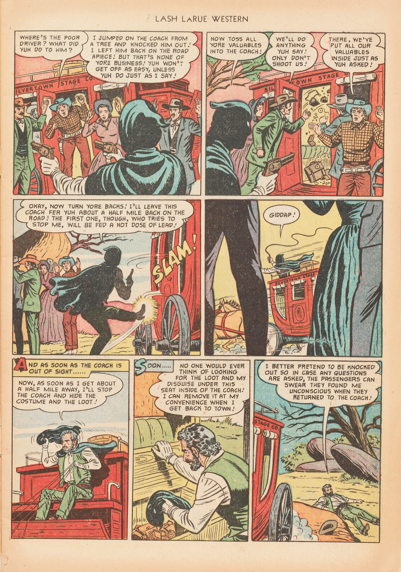 Read online Lash Larue Western (1949) comic -  Issue #20 - 5