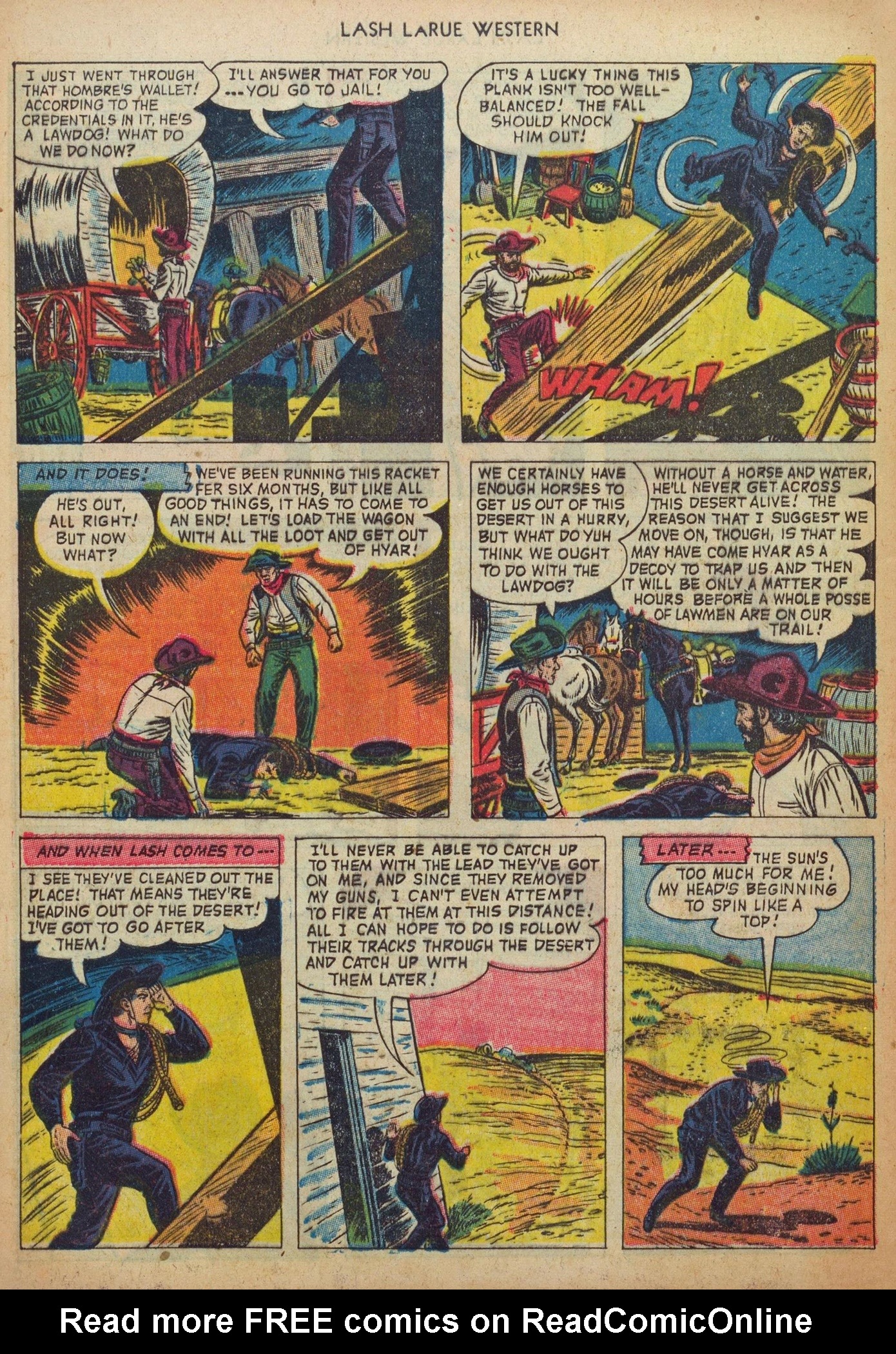 Read online Lash Larue Western (1949) comic -  Issue #37 - 32