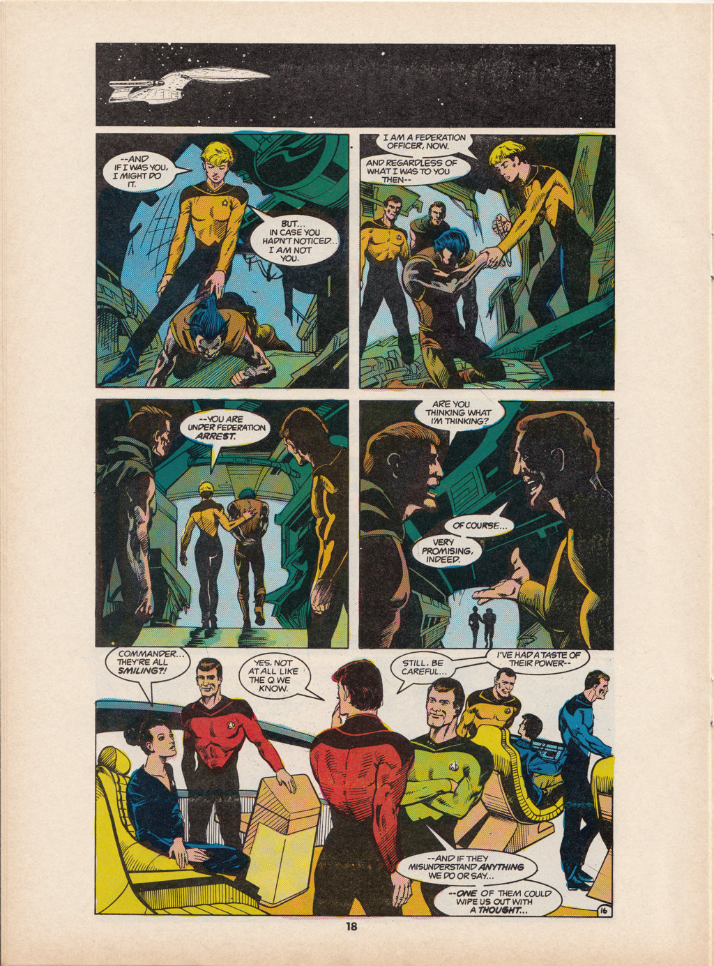 Read online Star Trek The Next Generation (1990) comic -  Issue #5 - 18