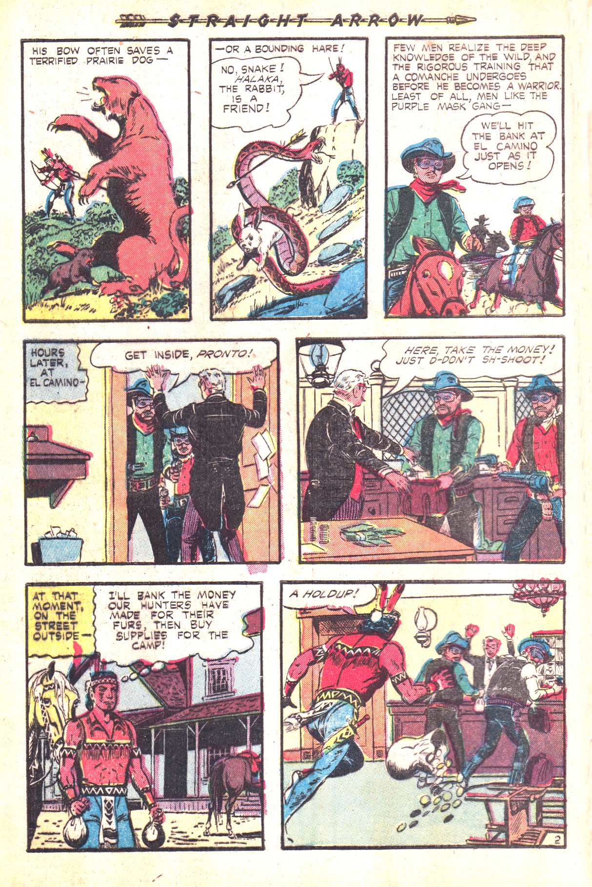 Read online Straight Arrow comic -  Issue #33 - 4