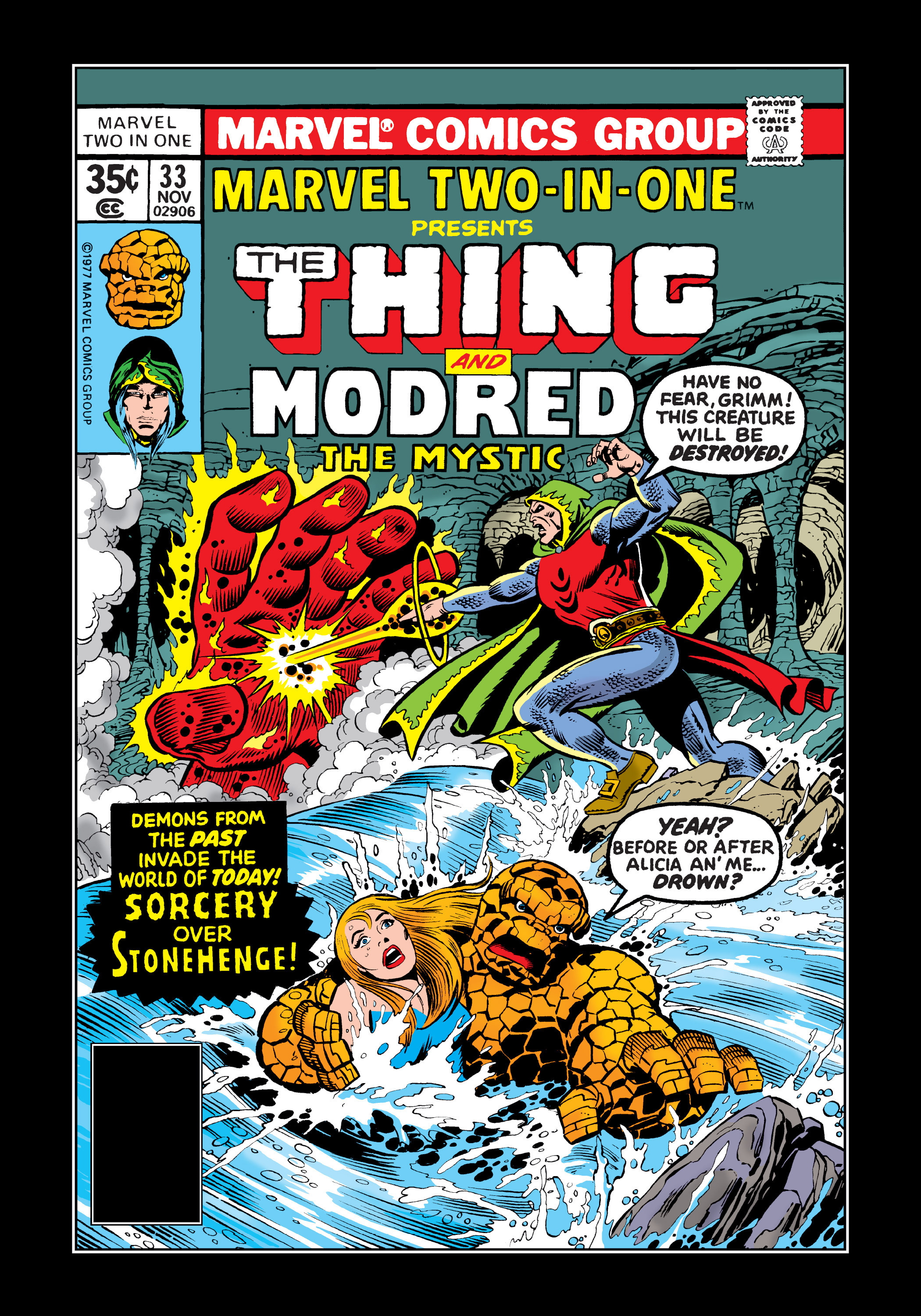 Read online Marvel Two-In-One comic -  Issue #33 - 1