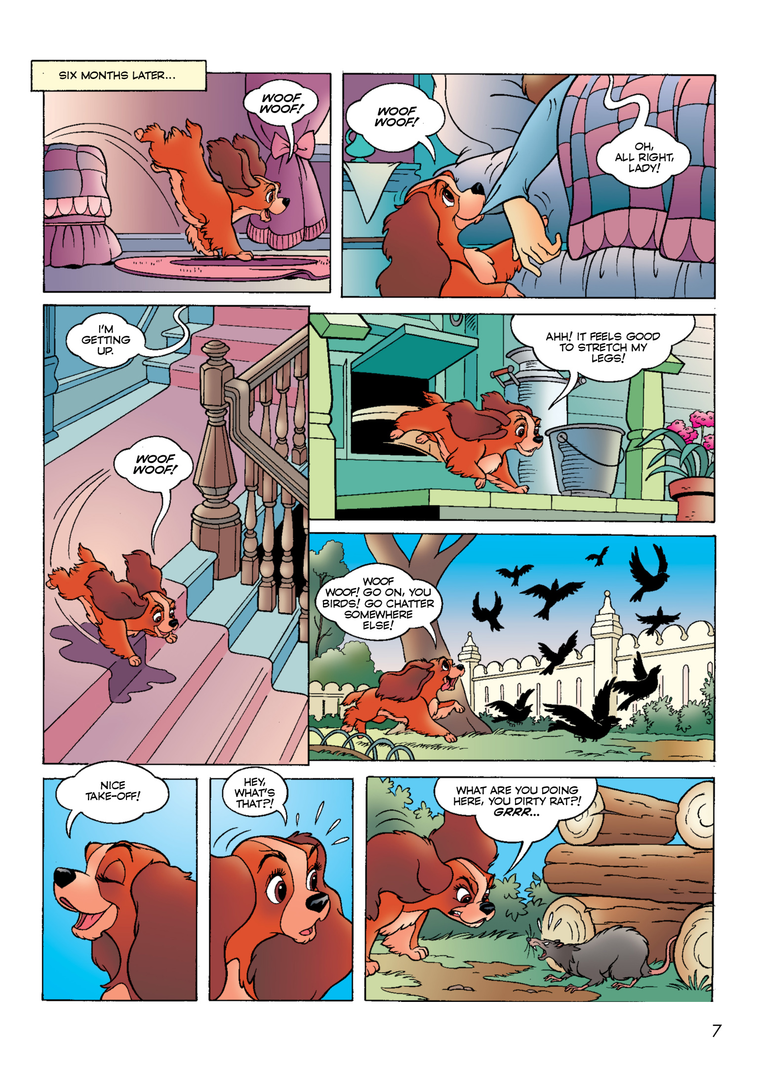 Read online Disney Lady and the Tramp: The Story of the Movie in Comics comic -  Issue # Full - 8