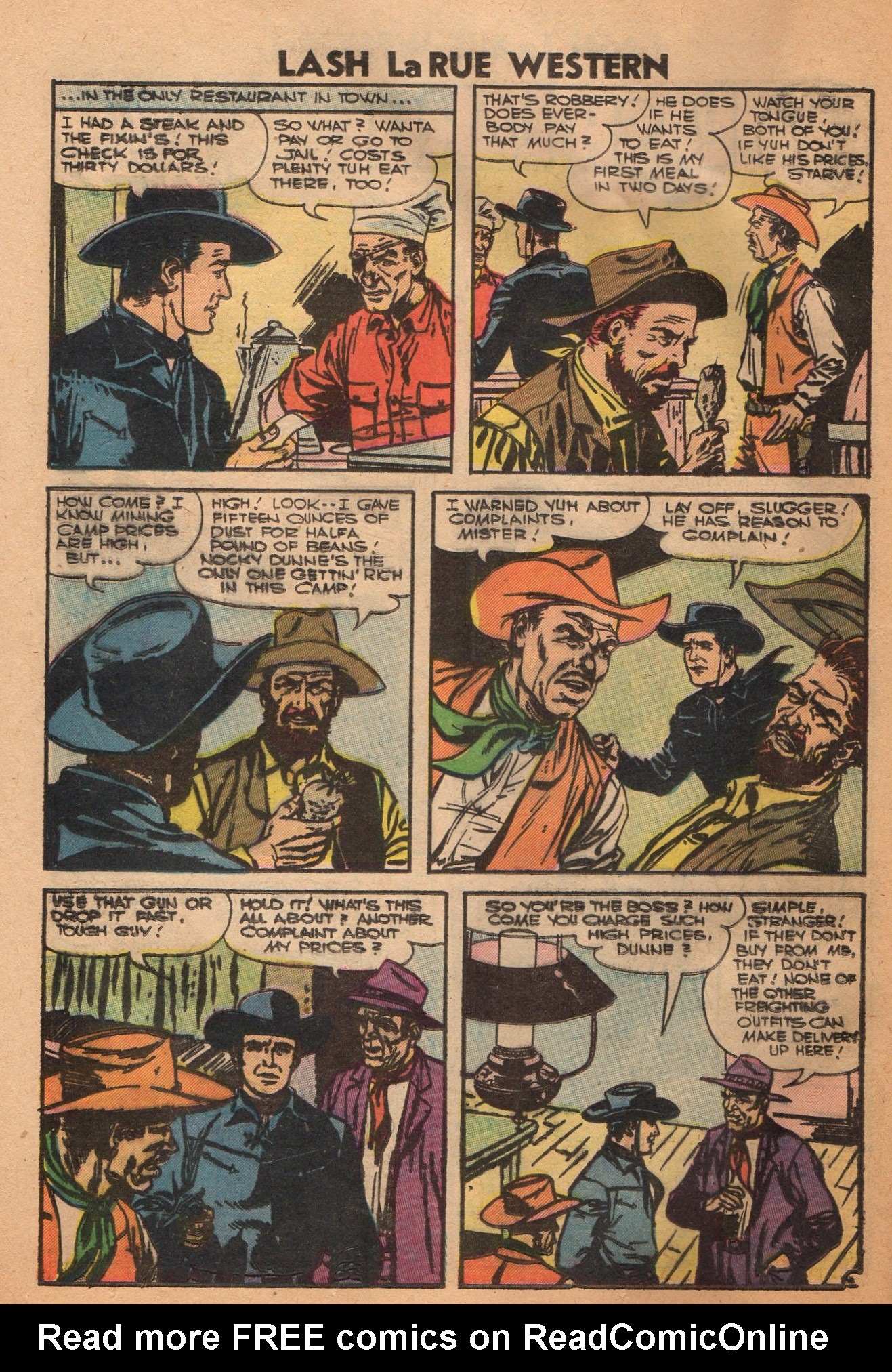Read online Lash Larue Western (1949) comic -  Issue #62 - 12