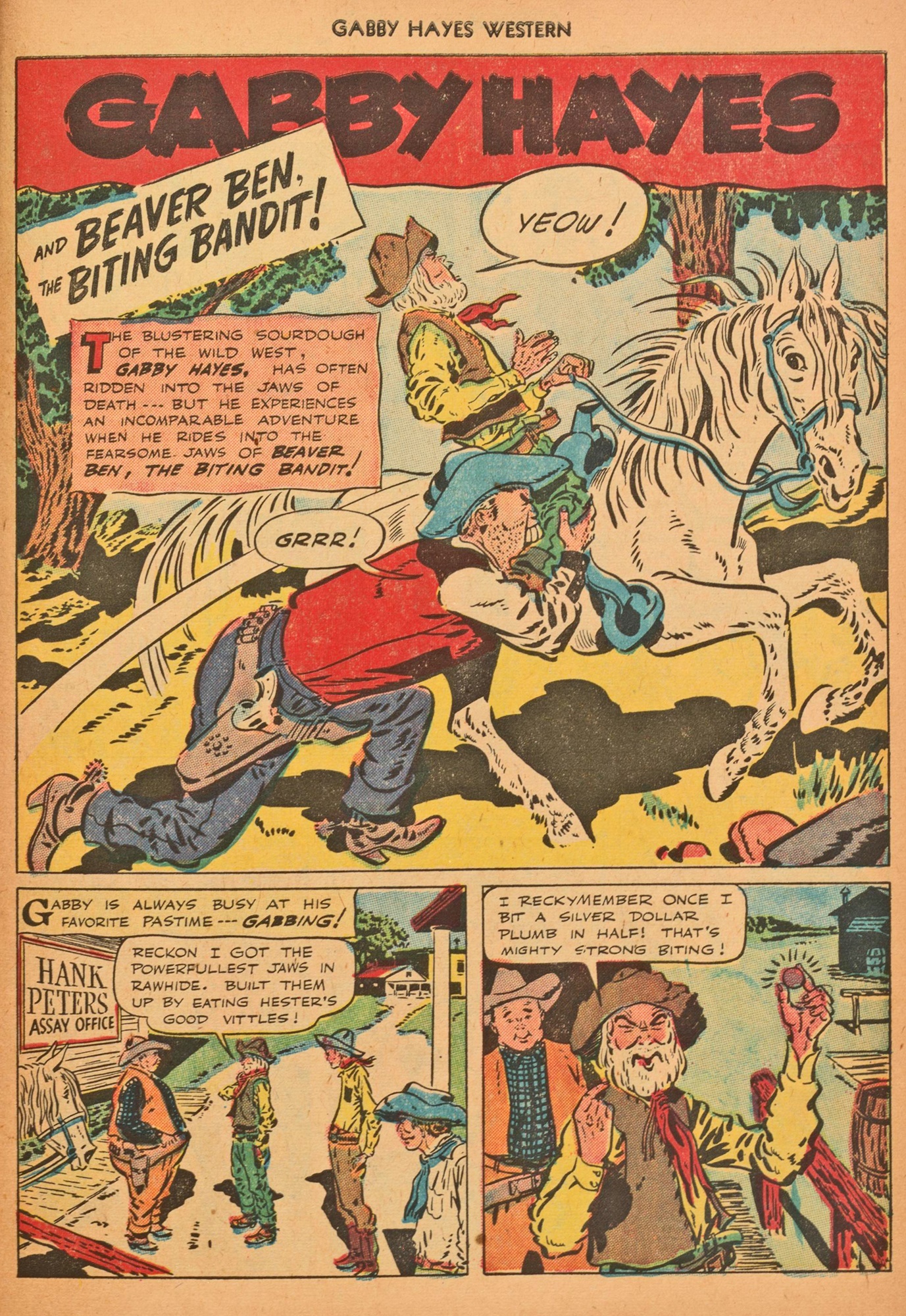 Read online Gabby Hayes Western comic -  Issue #12 - 27
