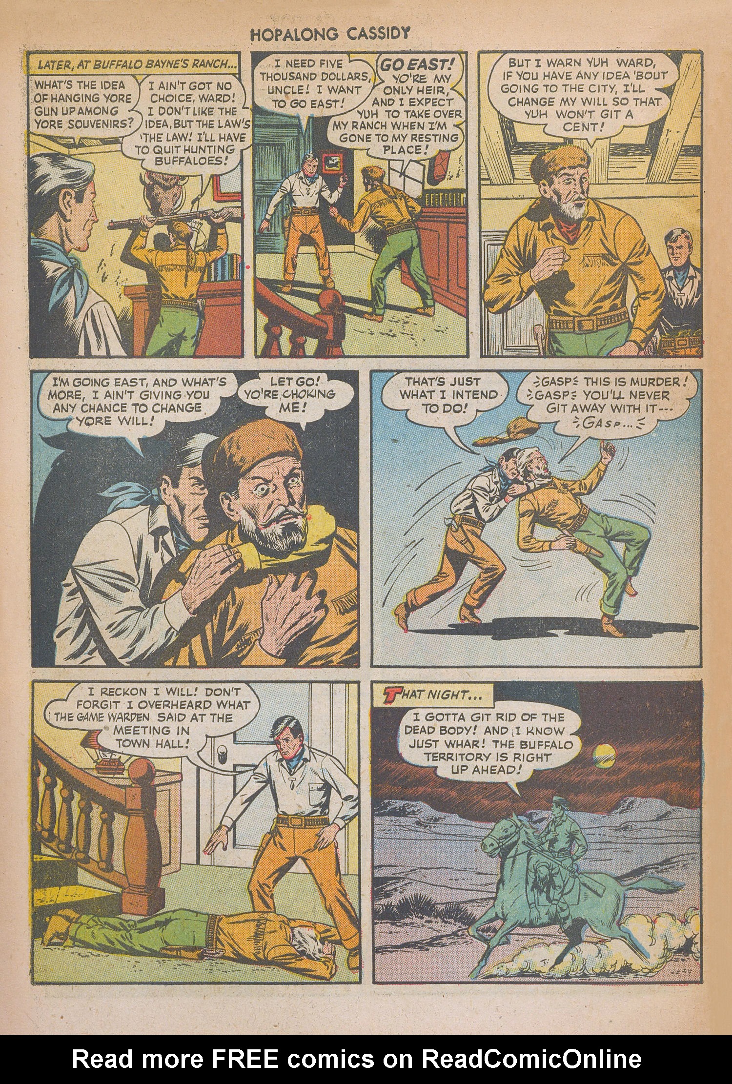 Read online Hopalong Cassidy comic -  Issue #28 - 44