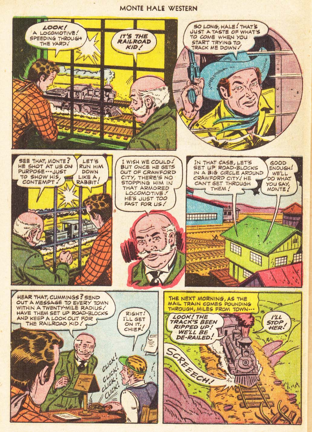 Read online Monte Hale Western comic -  Issue #56 - 43