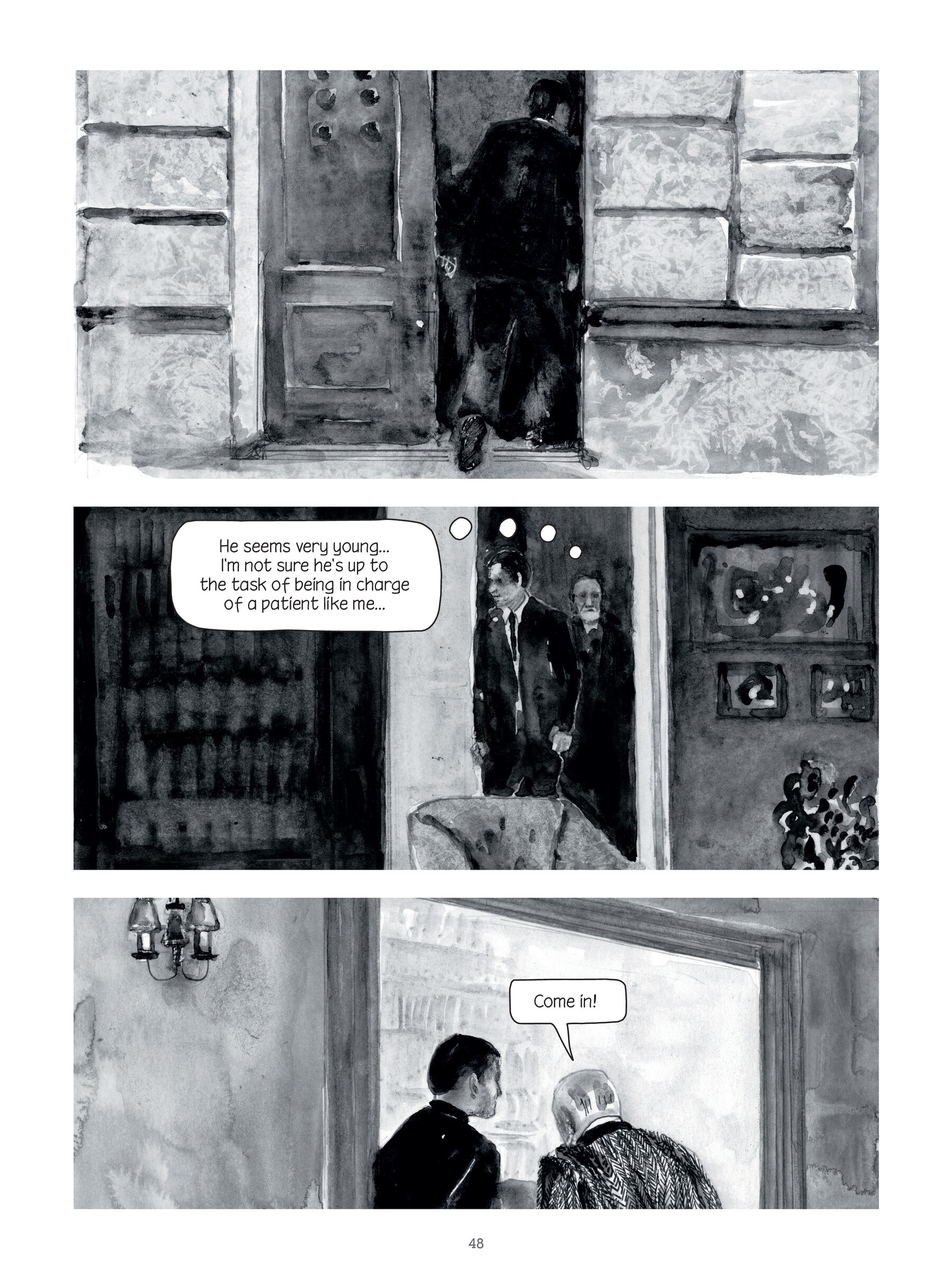 Read online Through Clouds of Smoke: Freud's Final Days comic -  Issue # TPB - 48