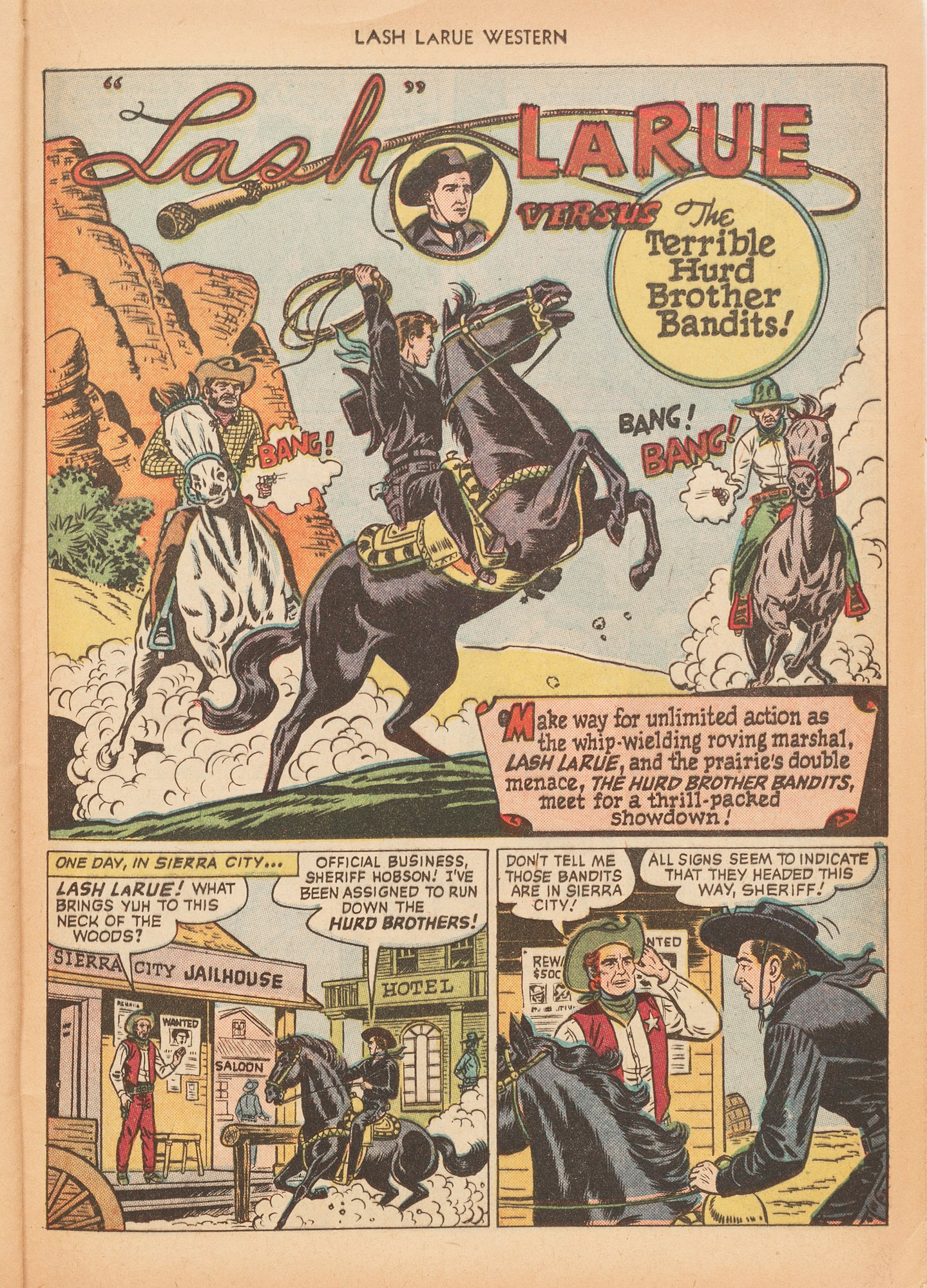 Read online Lash Larue Western (1949) comic -  Issue #15 - 37