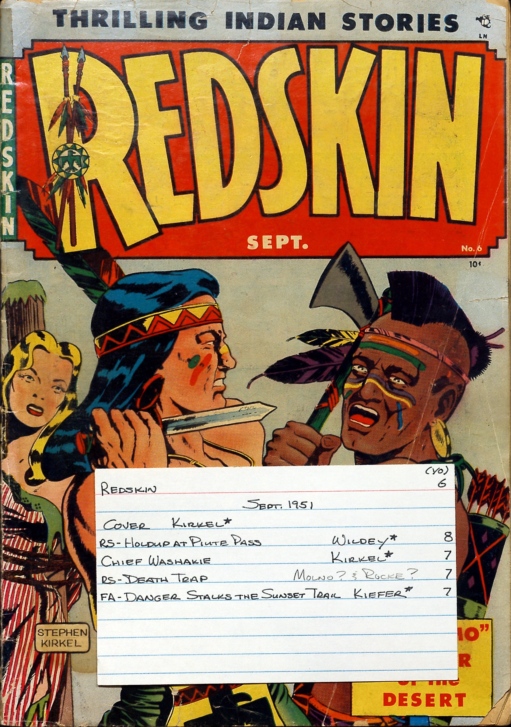 Read online Redskin comic -  Issue #6 - 37