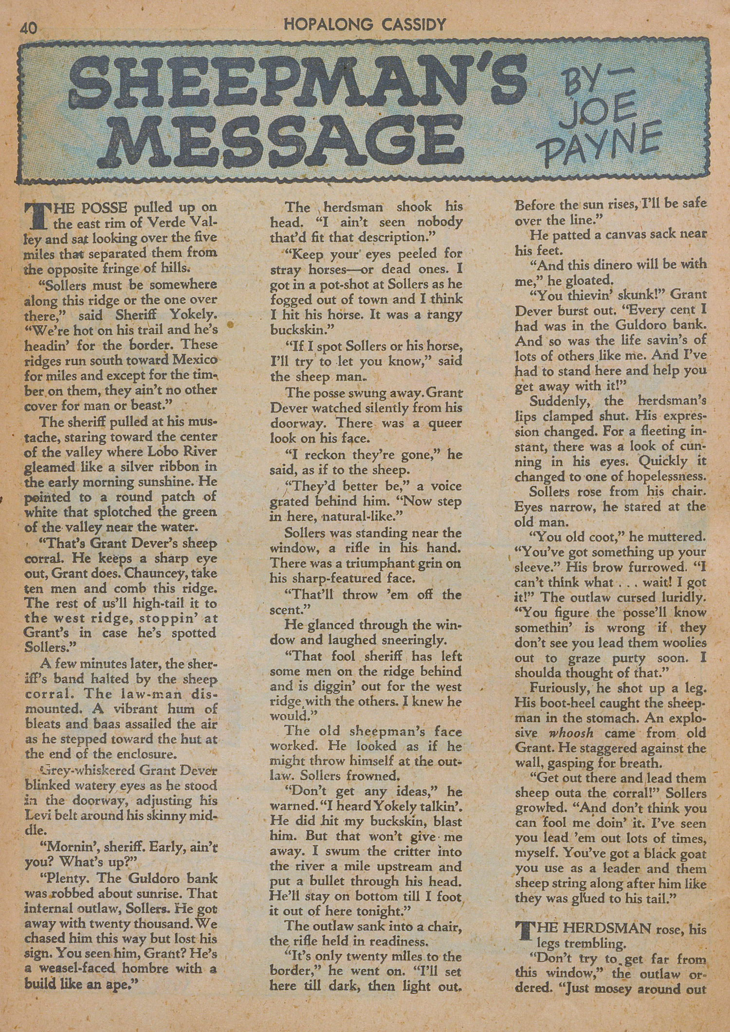 Read online Hopalong Cassidy comic -  Issue #1 - 39