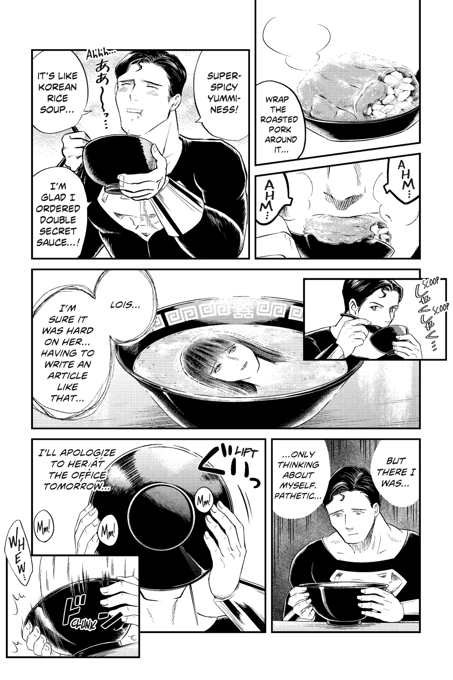 Read online Superman vs. Meshi comic -  Issue #15 - 16