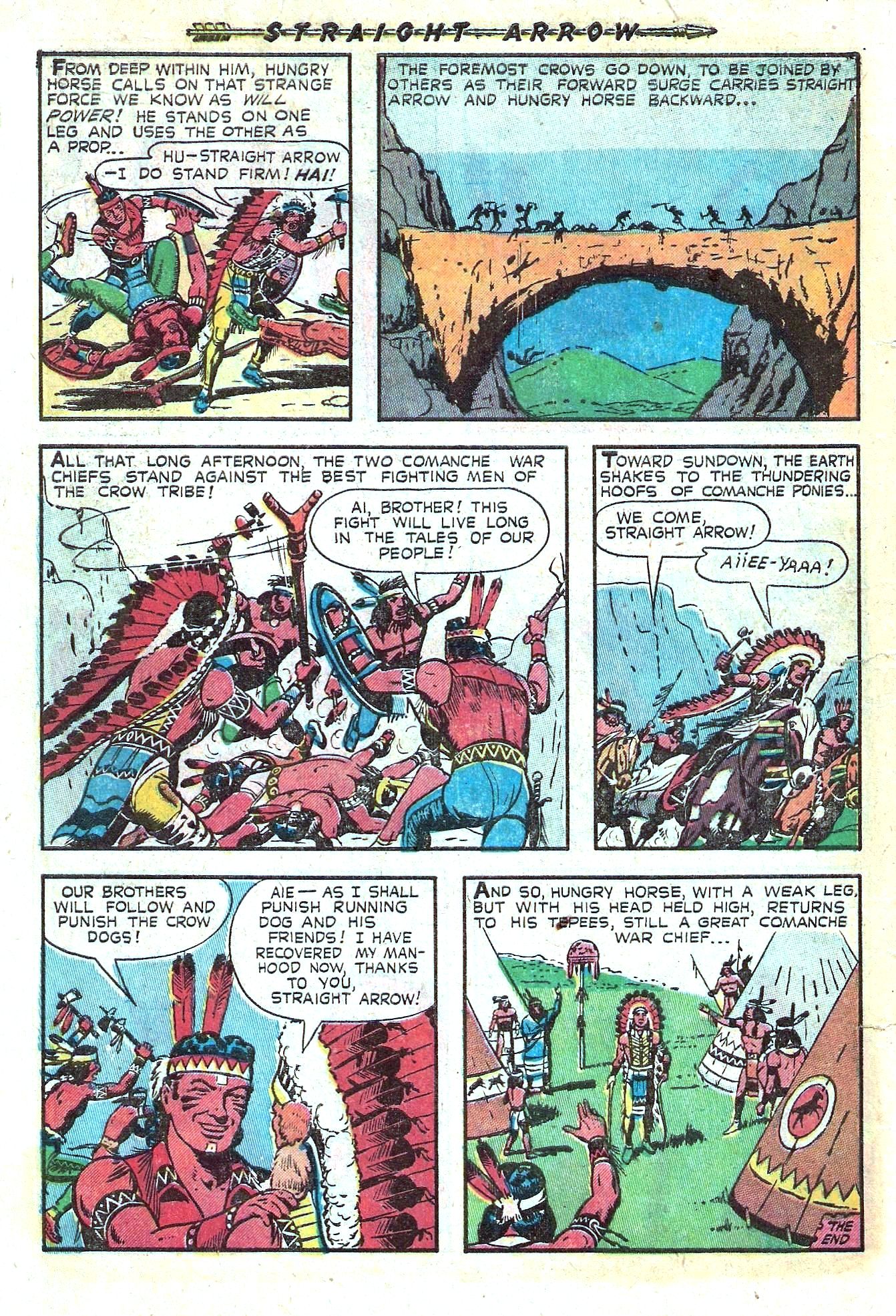 Read online Straight Arrow comic -  Issue #21 - 10