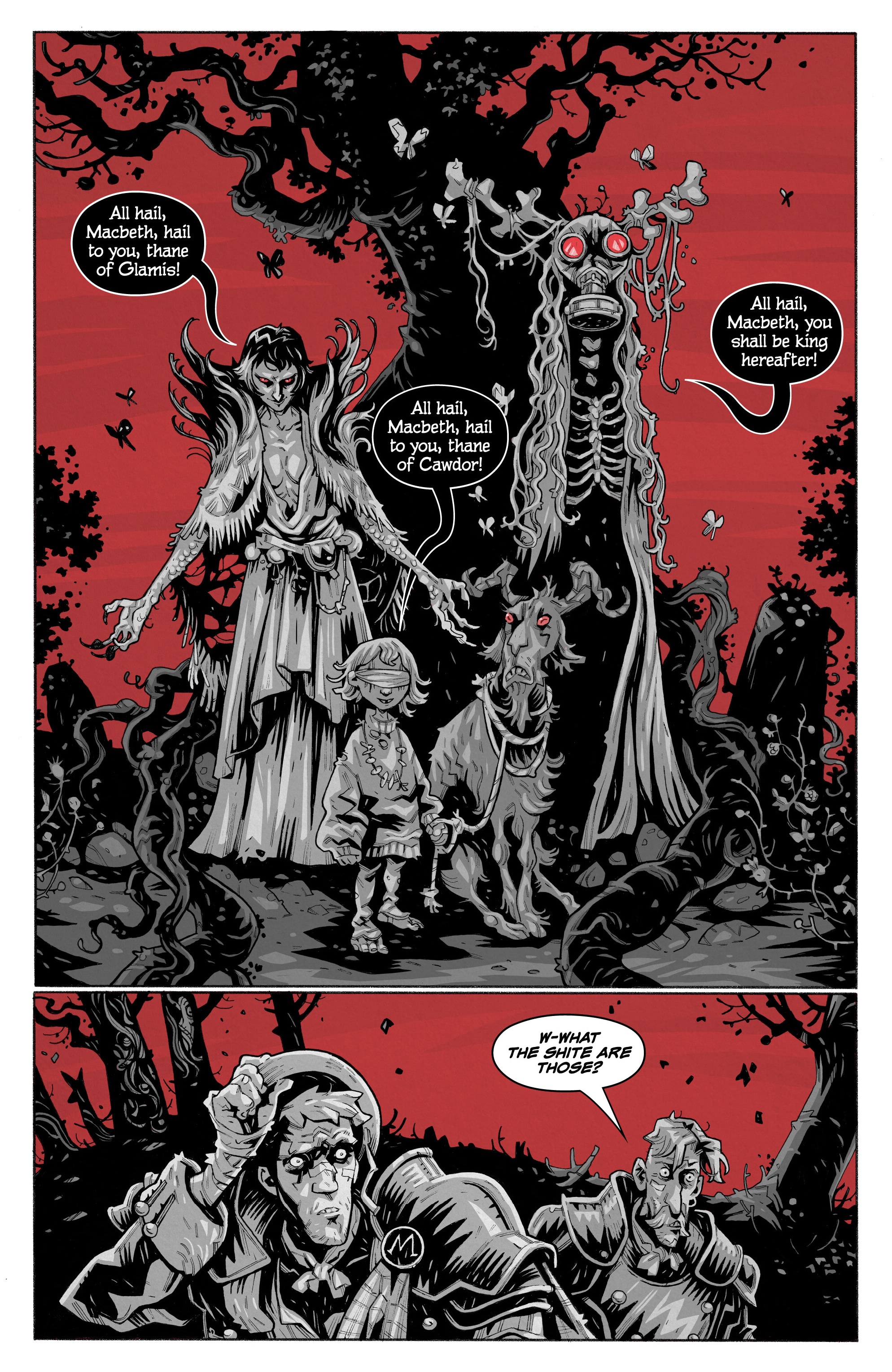 Read online Macbeth: A Tale of Horror comic -  Issue # TPB - 20