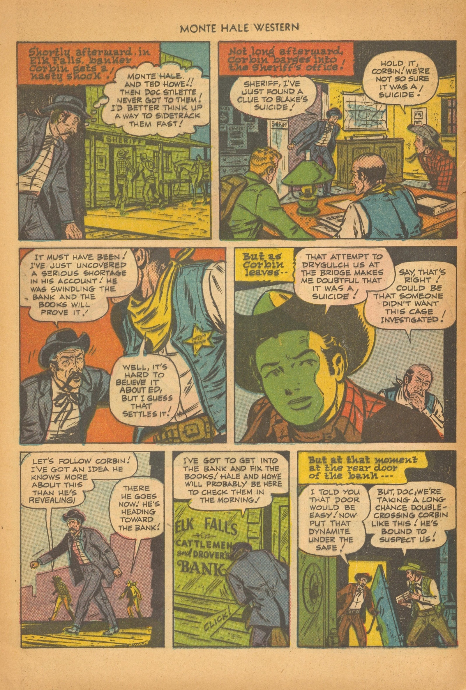 Read online Monte Hale Western comic -  Issue #76 - 8