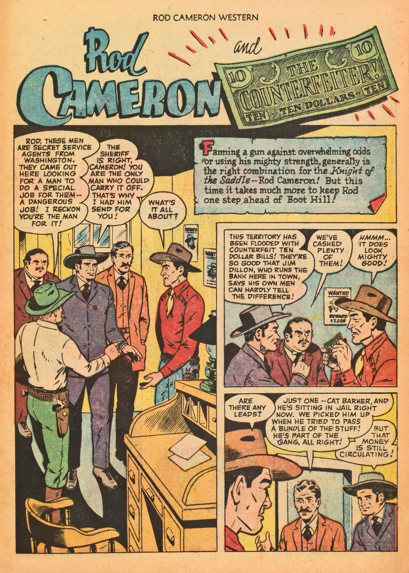 Read online Rod Cameron Western comic -  Issue #15 - 25