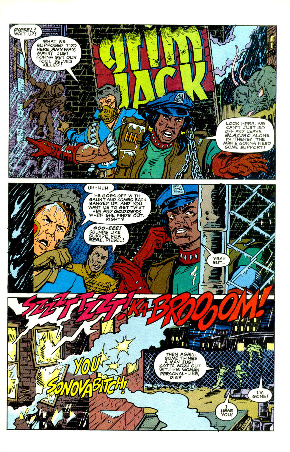 Read online Grimjack comic -  Issue #28 - 3