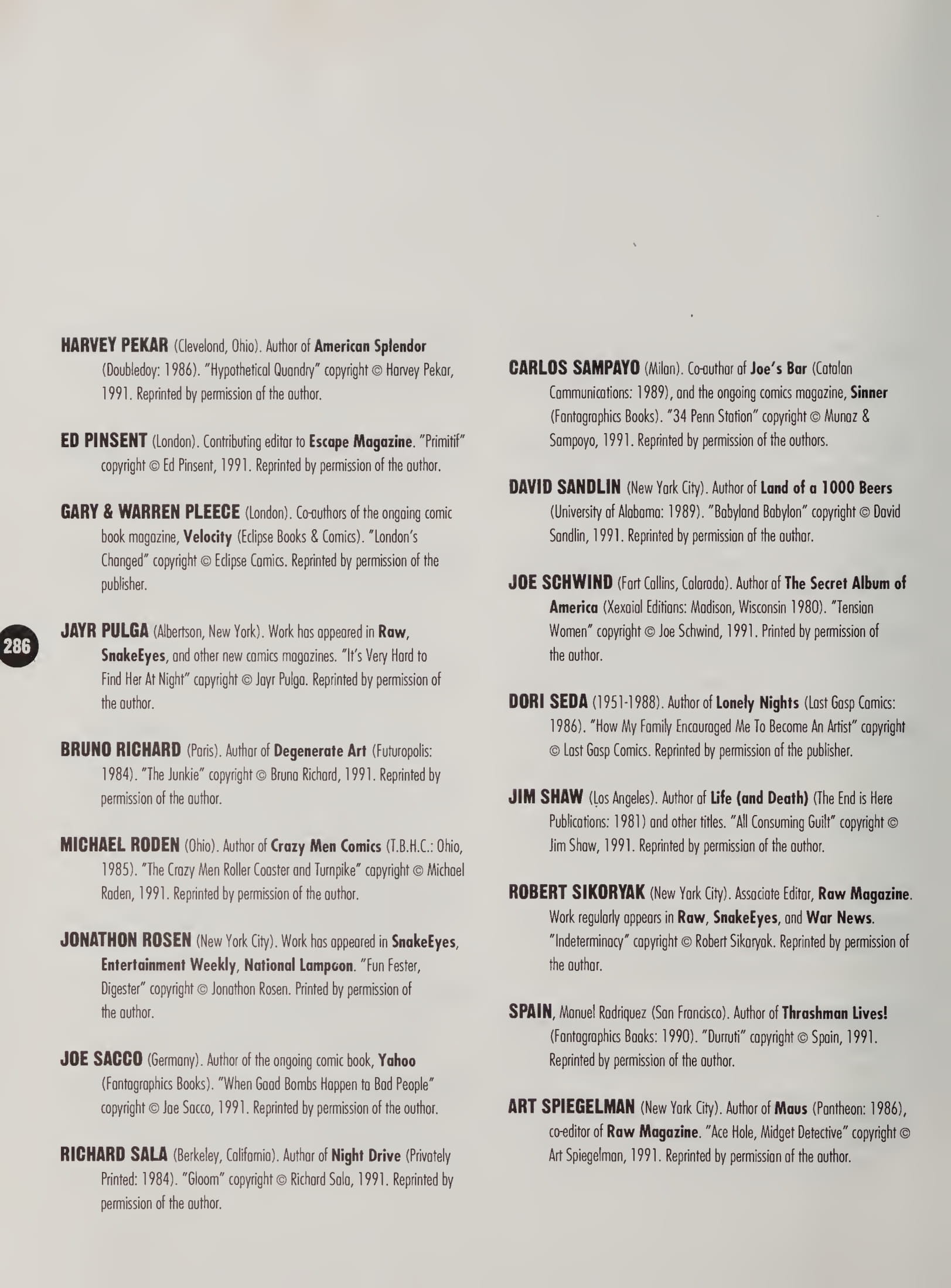 Read online The New Comics Anthology comic -  Issue # TPB (Part 3) - 89