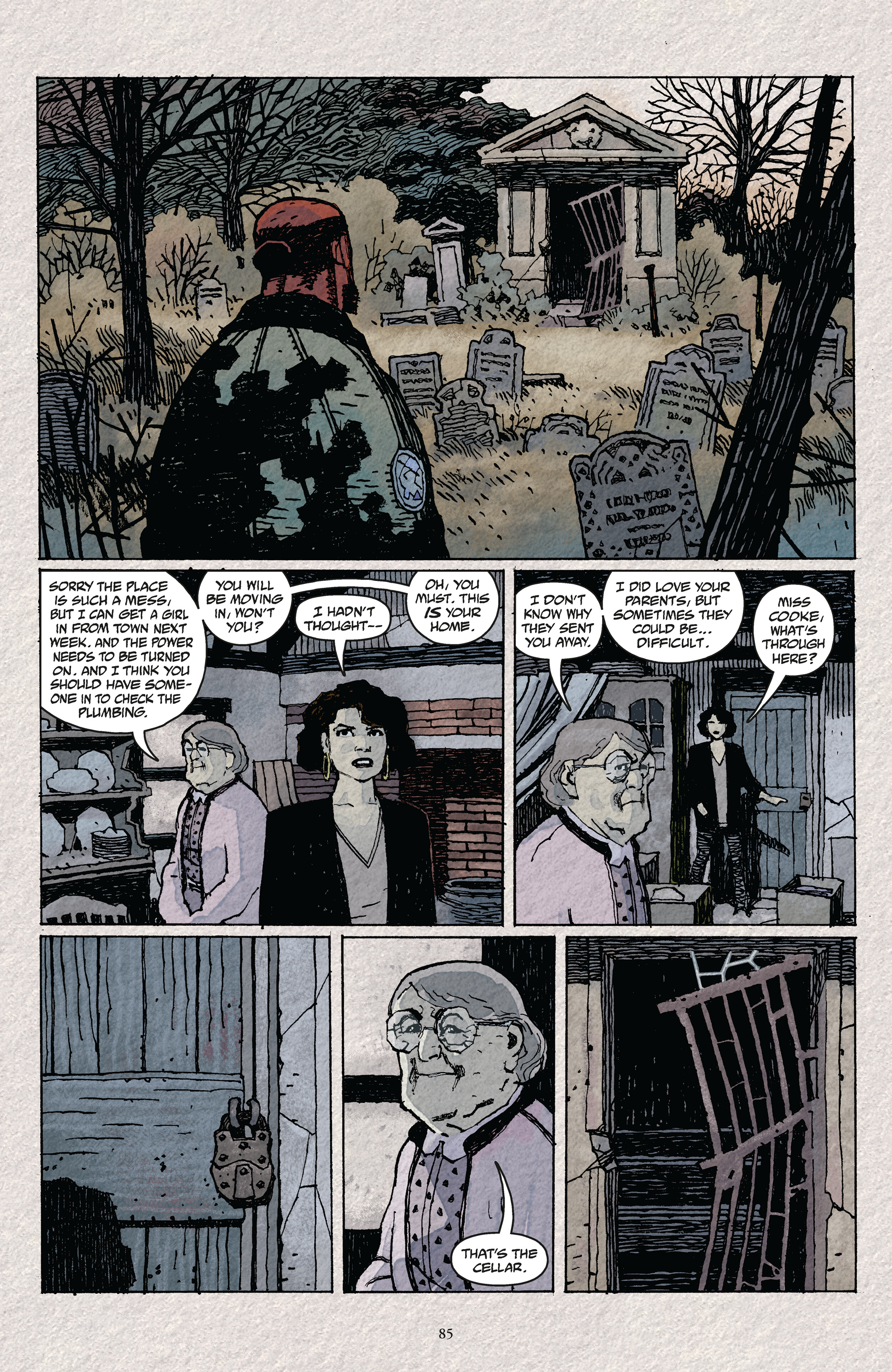 Read online Hellboy and the B.P.R.D.: The Secret of Chesbro House & Others comic -  Issue # TPB (Part 1) - 85