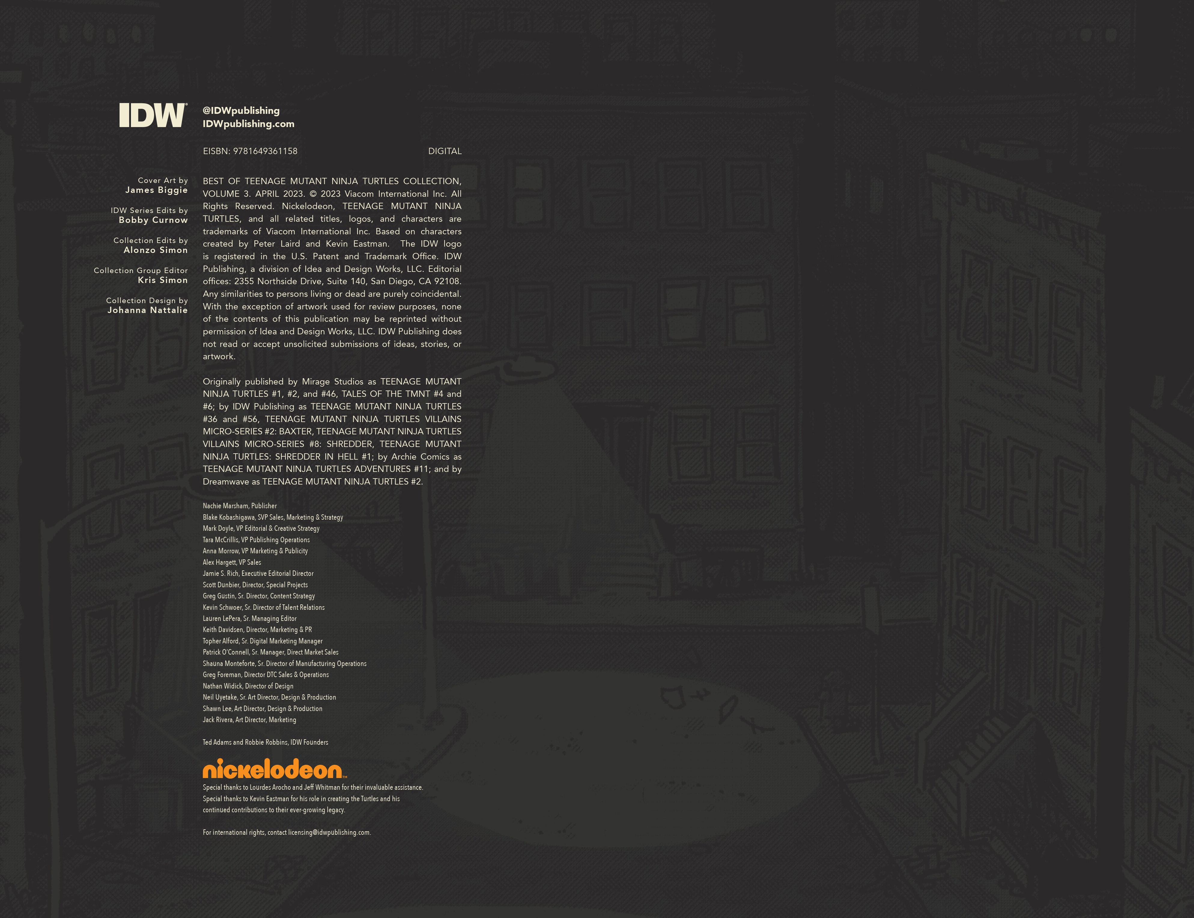 Read online Best of Teenage Mutant Ninja Turtles Collection comic -  Issue # TPB 3 (Part 1) - 3