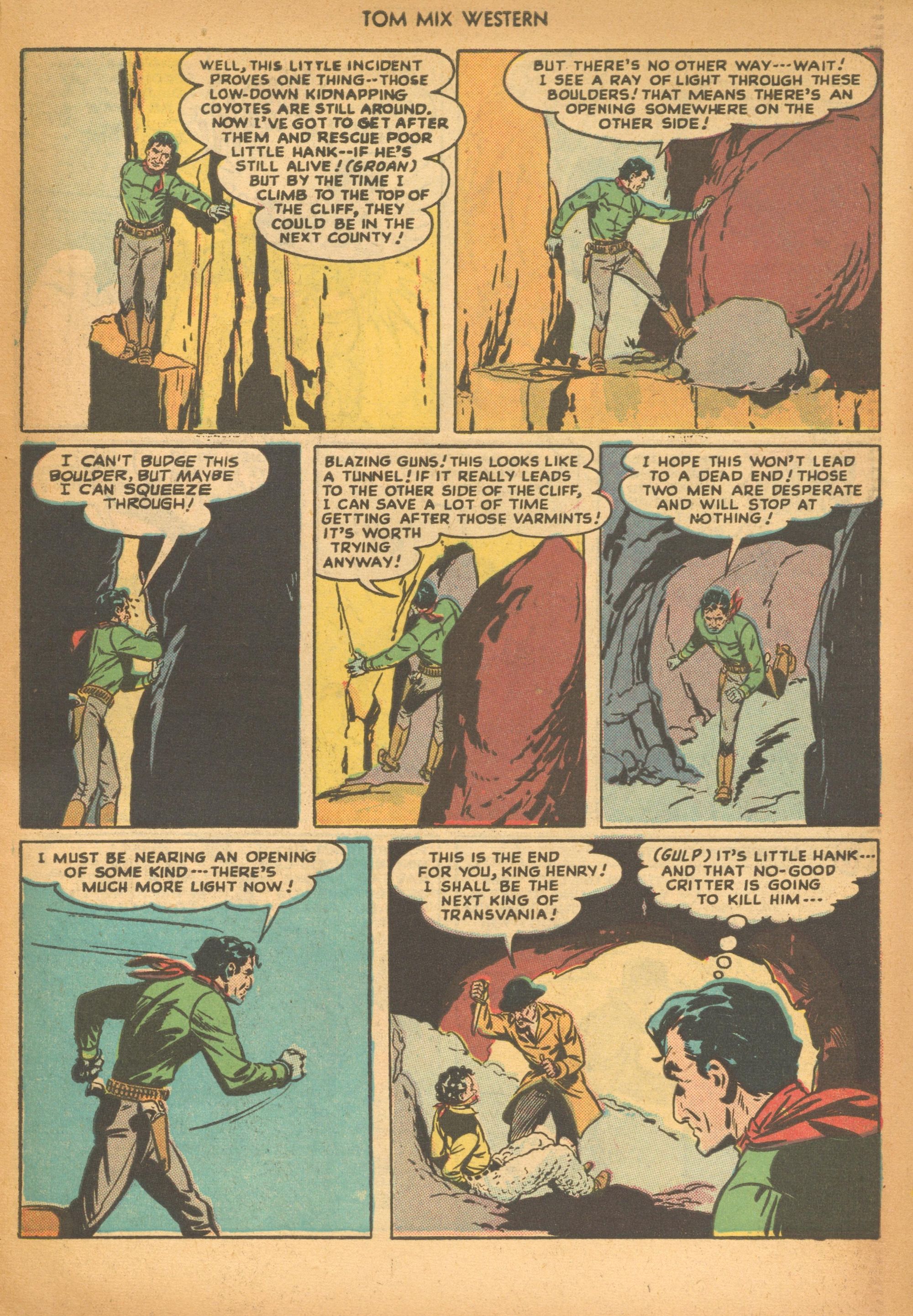 Read online Tom Mix Western (1948) comic -  Issue #16 - 47