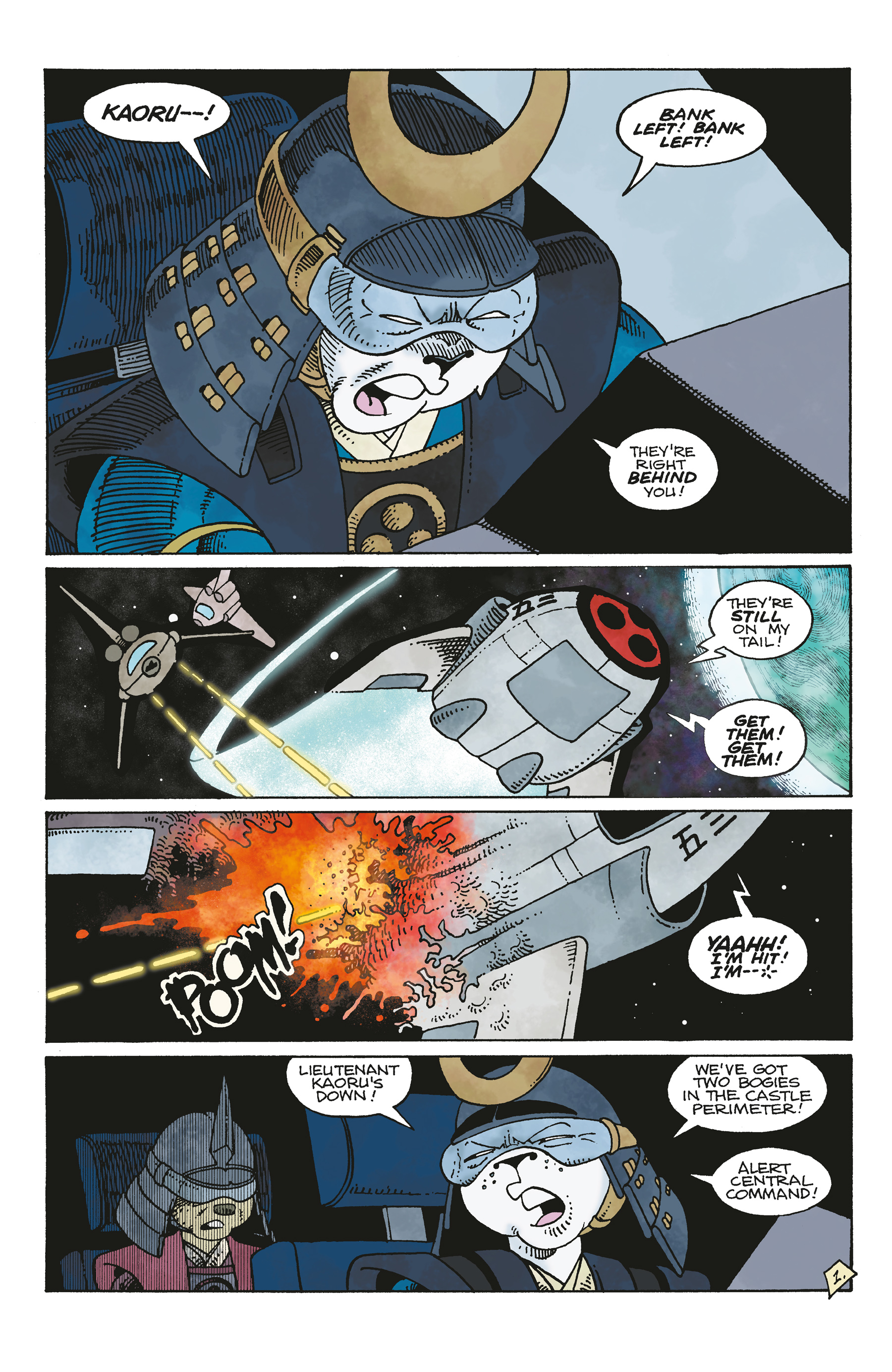 Read online Space Usagi: Death and Honor comic -  Issue #1 - 3