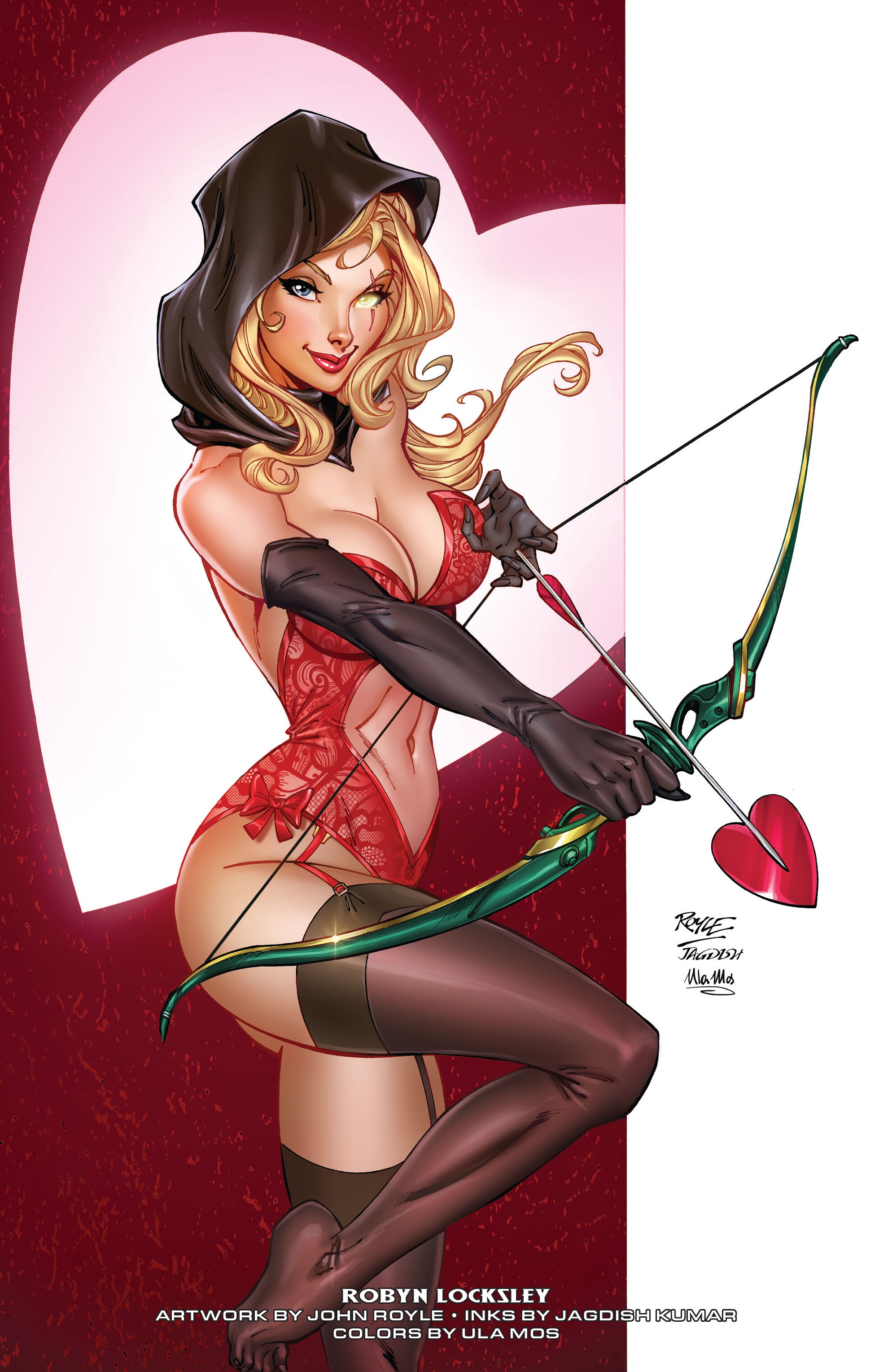 Read online Grimm Fairy Tales 2024 Valentine's Day Lingerie Pinup Special comic -  Issue # Full - 26