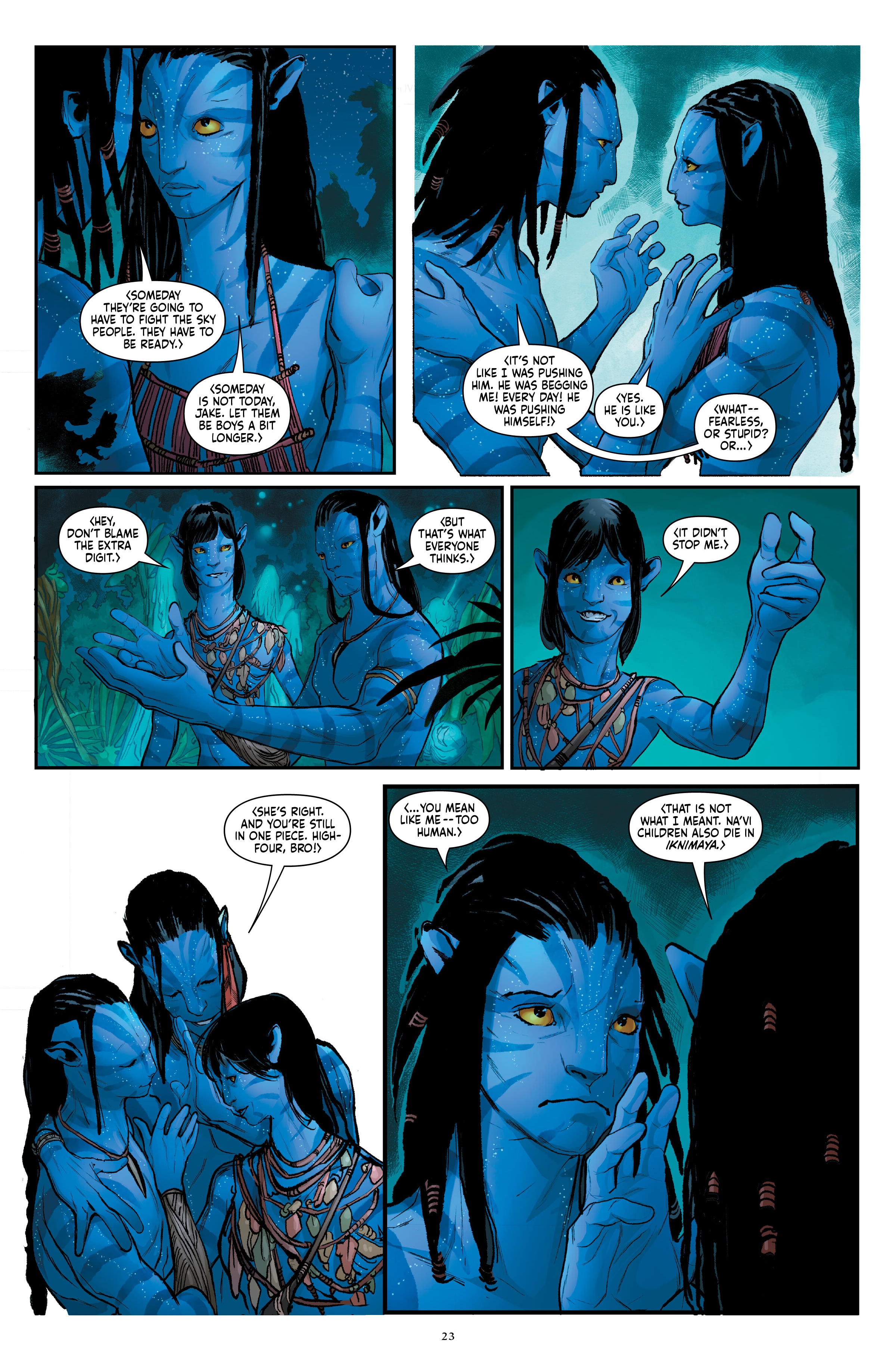 Read online Avatar: The High Ground comic -  Issue # _Library Edition (Part 1) - 25