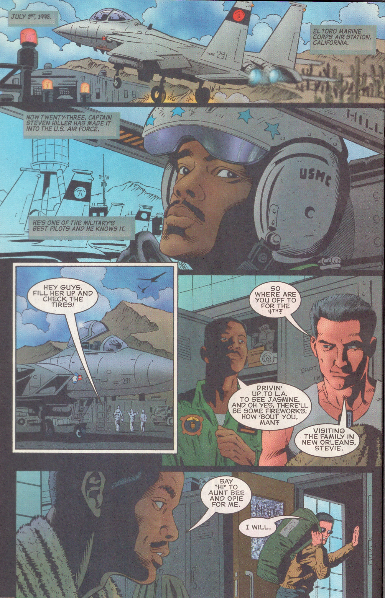 Read online Independence Day (1996) comic -  Issue #0 - 24