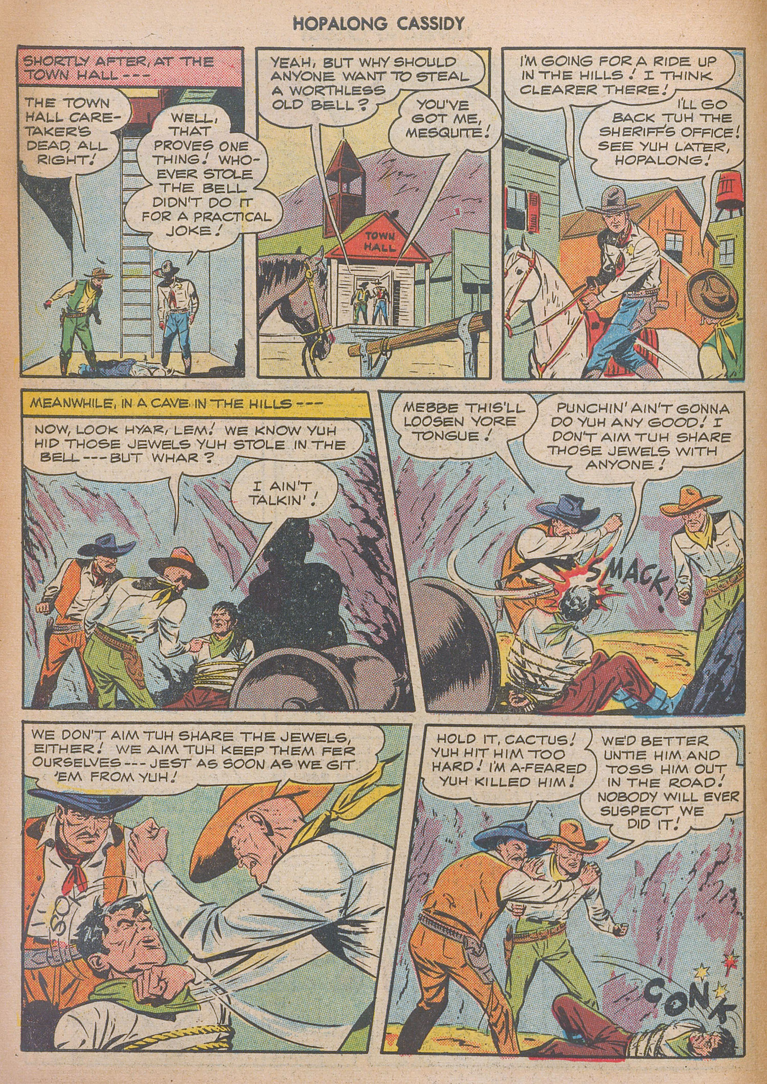 Read online Hopalong Cassidy comic -  Issue #18 - 6
