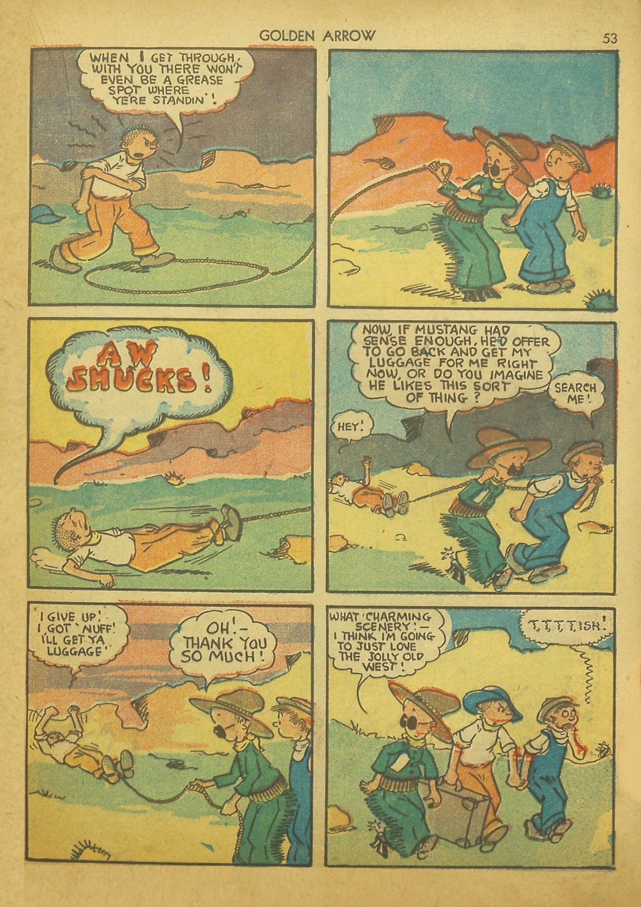Read online Golden Arrow comic -  Issue #2 - 52