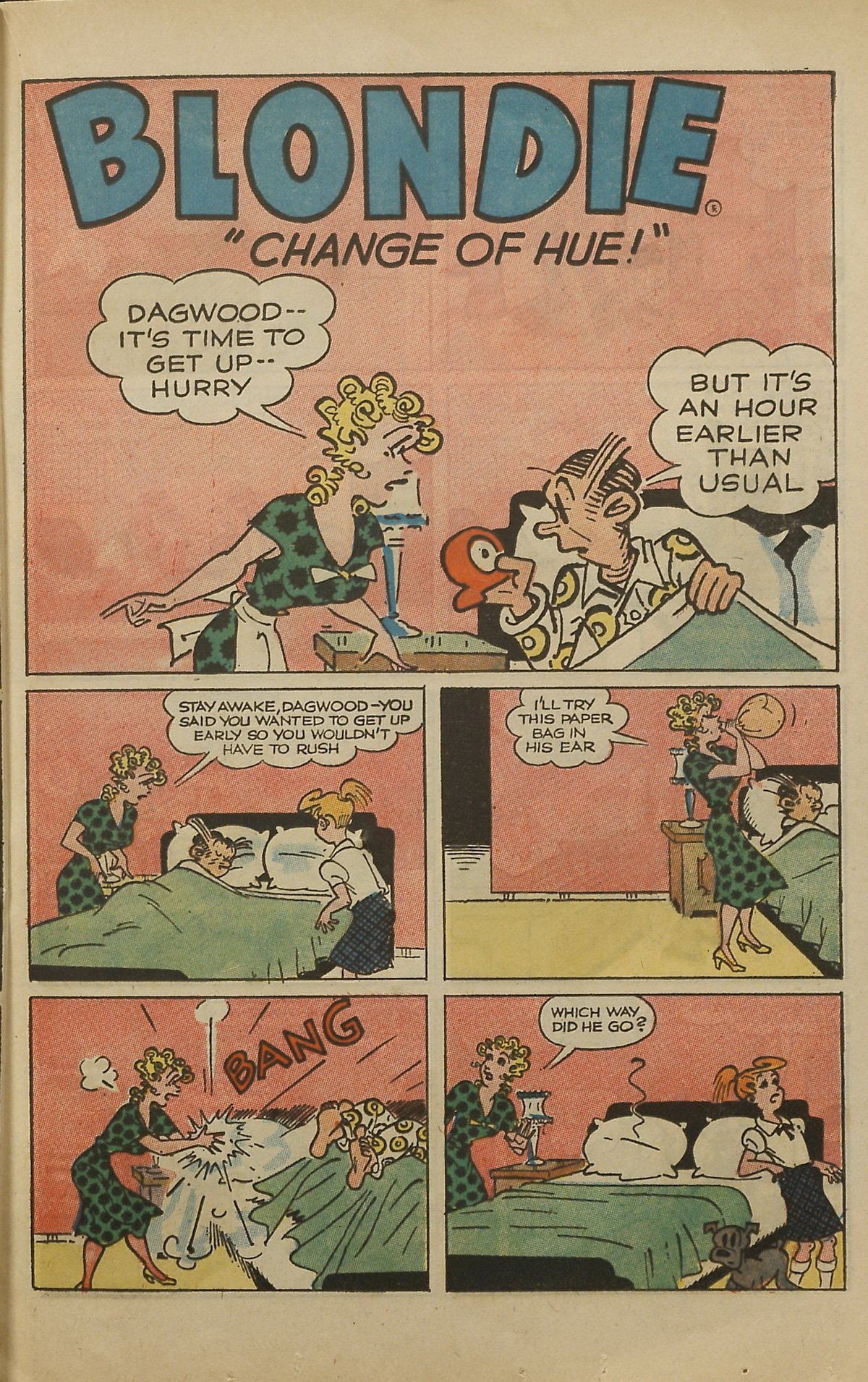 Read online Blondie Comics (1960) comic -  Issue #159 - 17