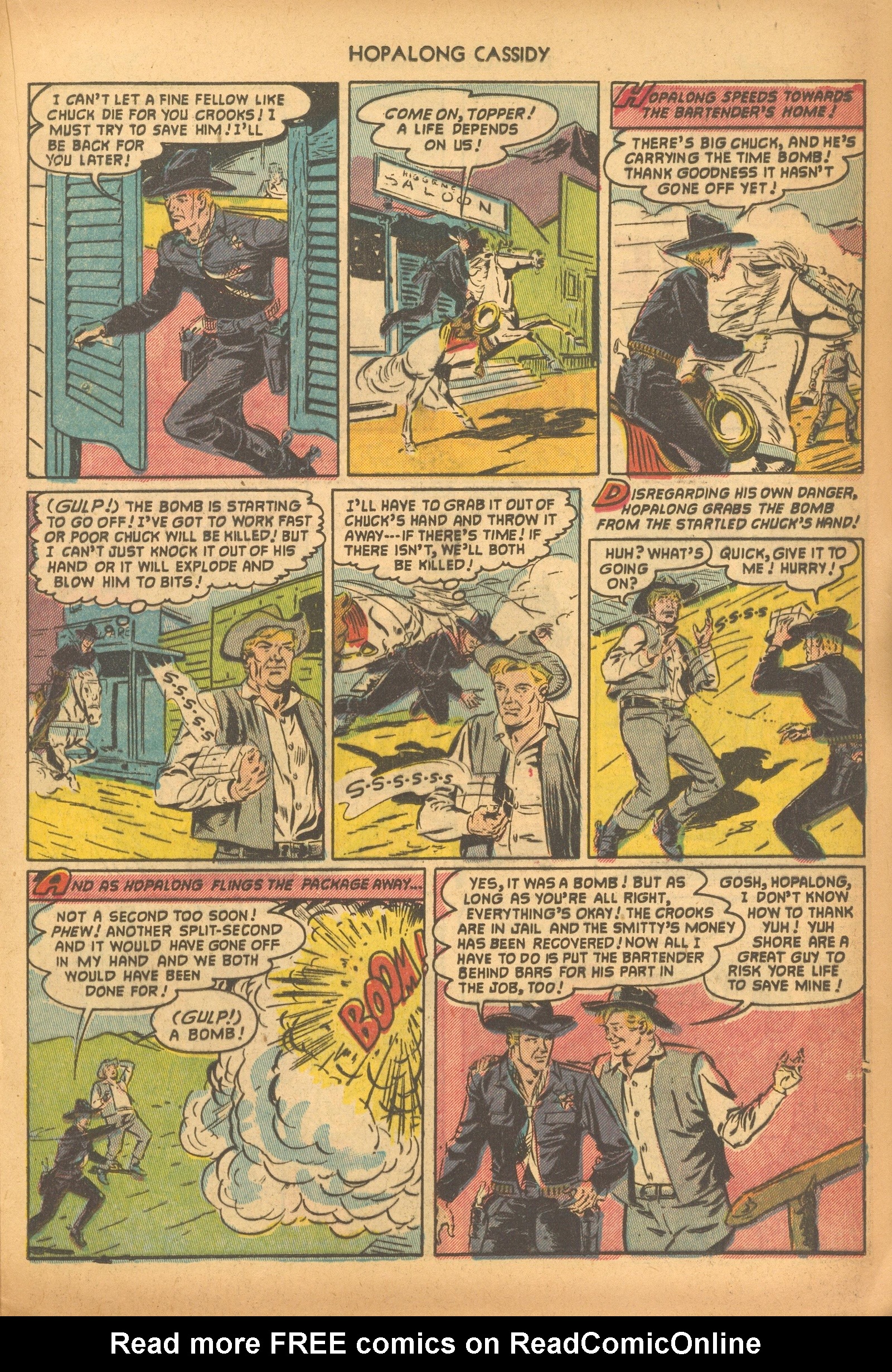 Read online Hopalong Cassidy comic -  Issue #72 - 21
