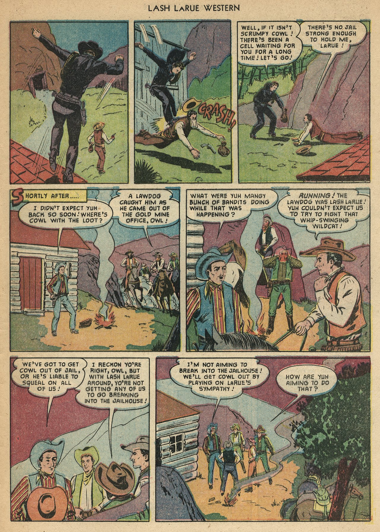 Read online Lash Larue Western (1949) comic -  Issue #22 - 29