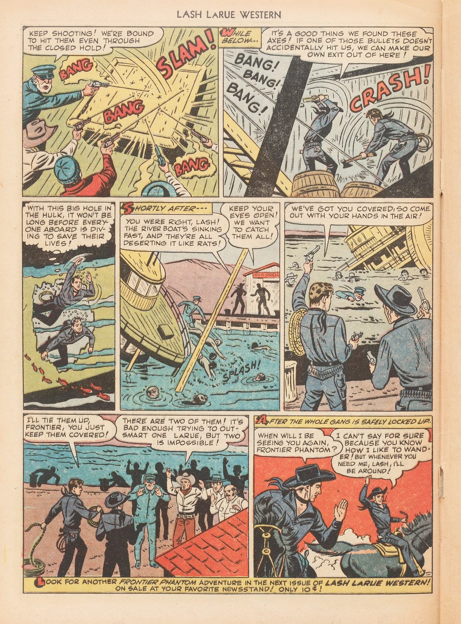 Read online Lash Larue Western (1949) comic -  Issue #7 - 48