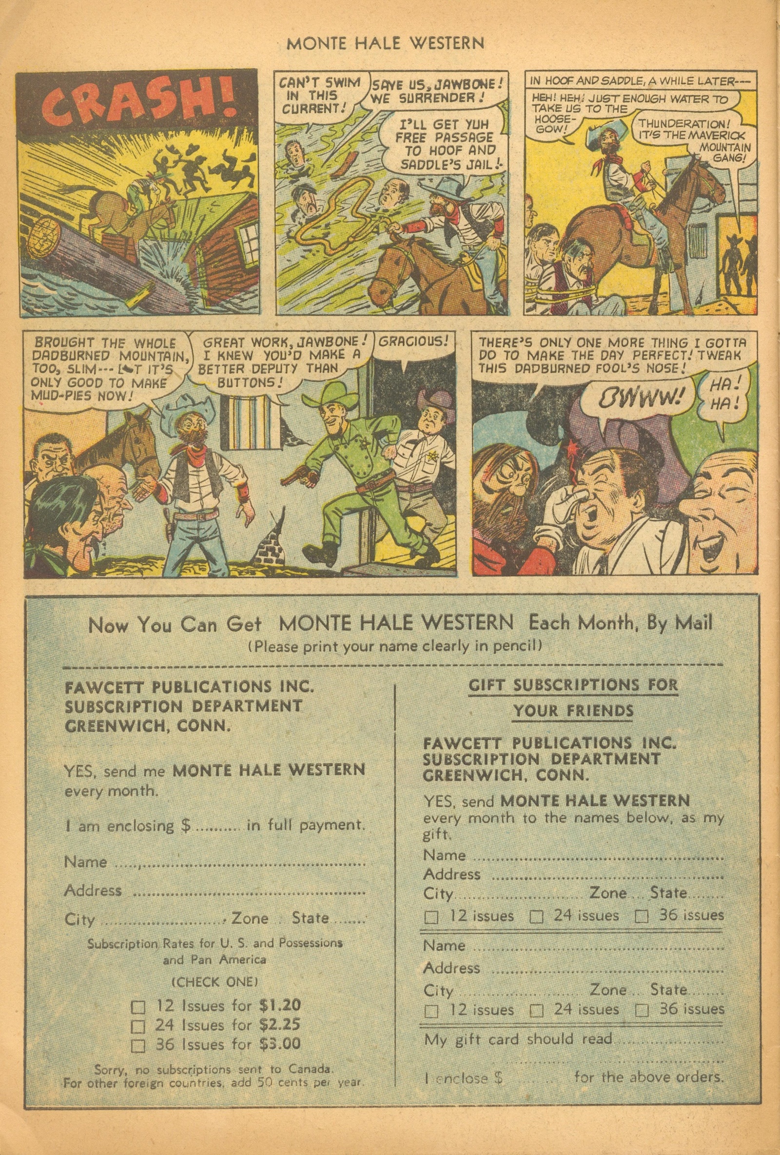 Read online Monte Hale Western comic -  Issue #80 - 34