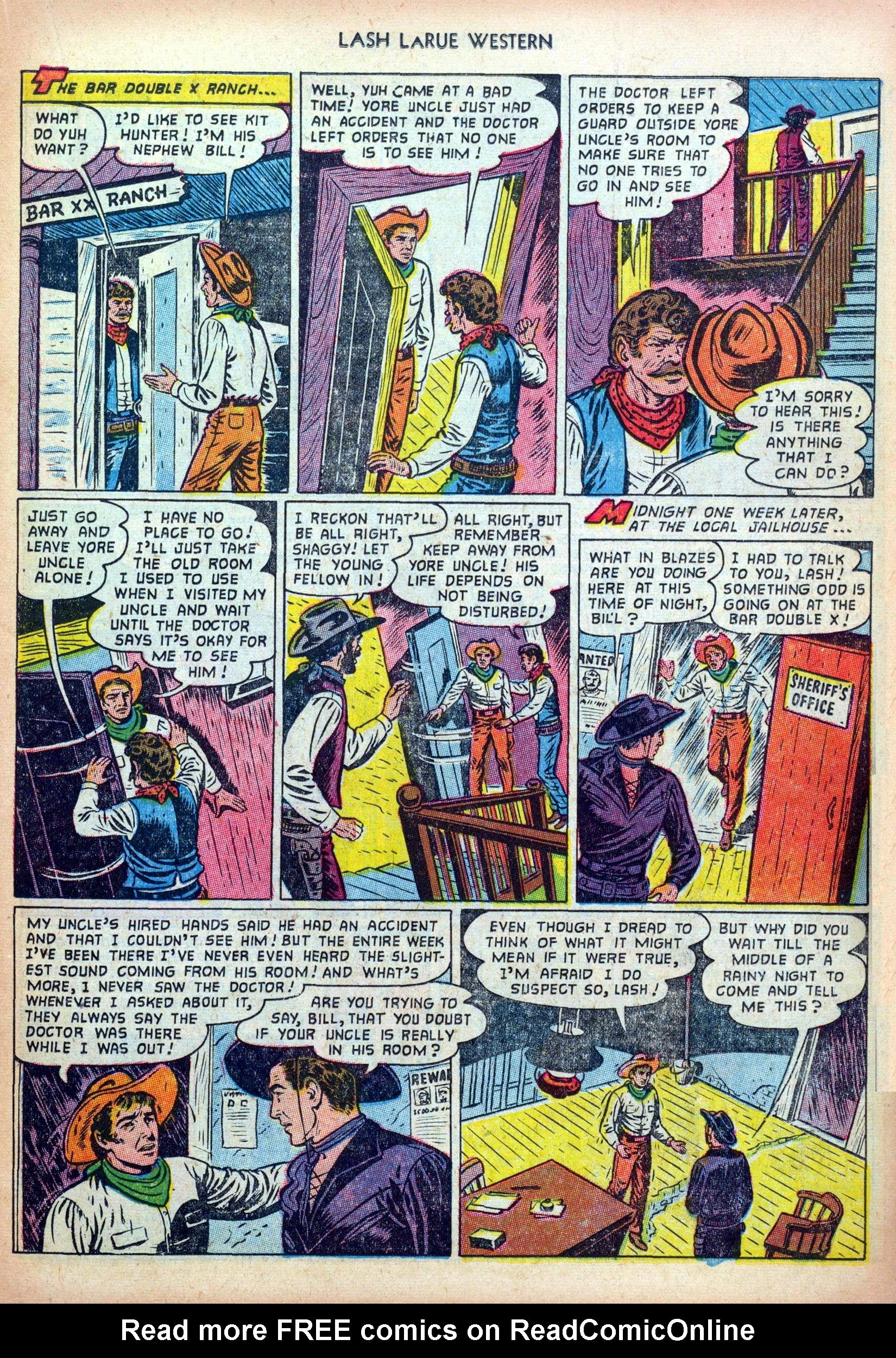 Read online Lash Larue Western (1949) comic -  Issue #36 - 15