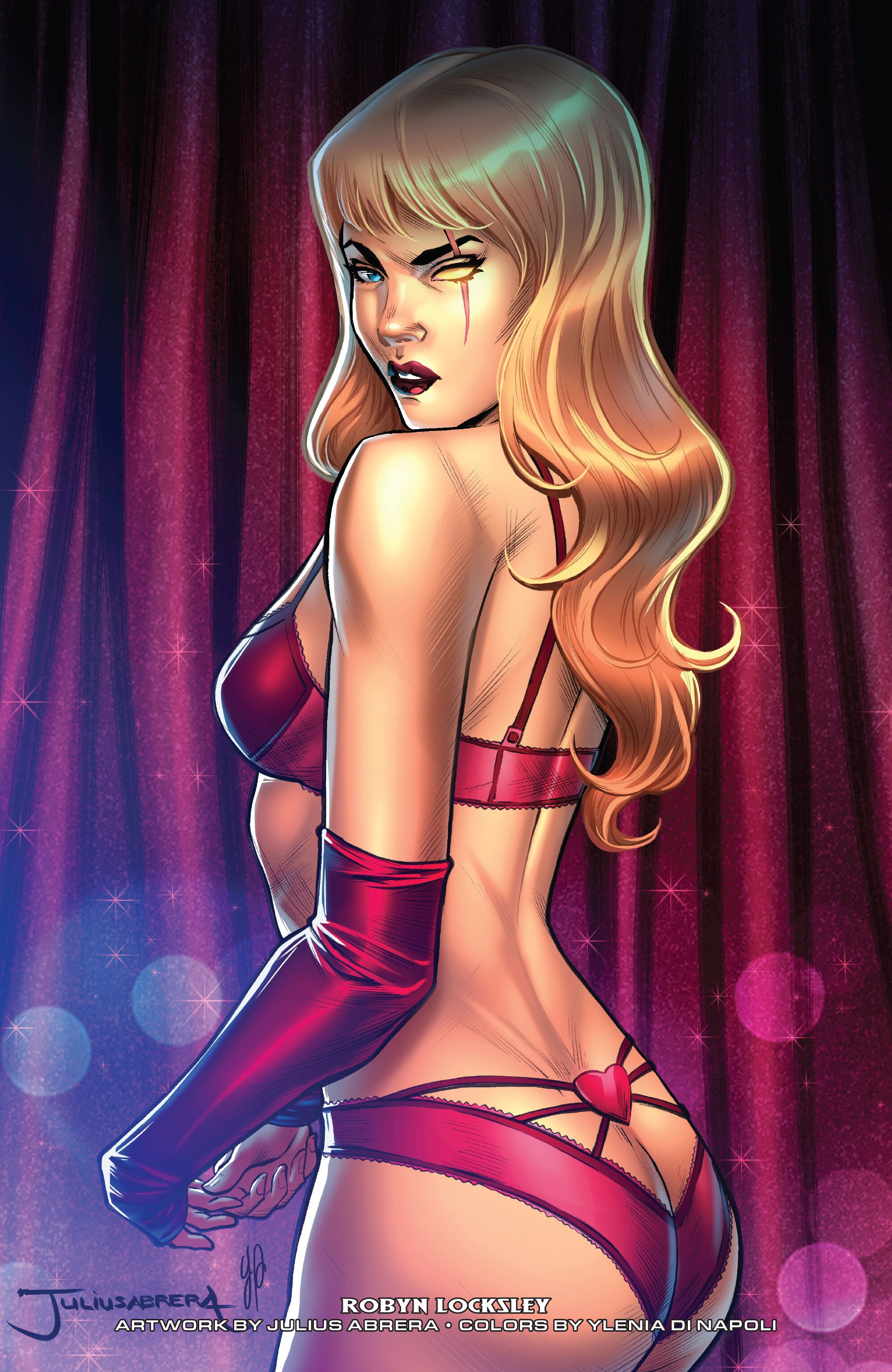 Read online Grimm Fairy Tales 2024 Valentine's Day Lingerie Pinup Special comic -  Issue # Full - 13