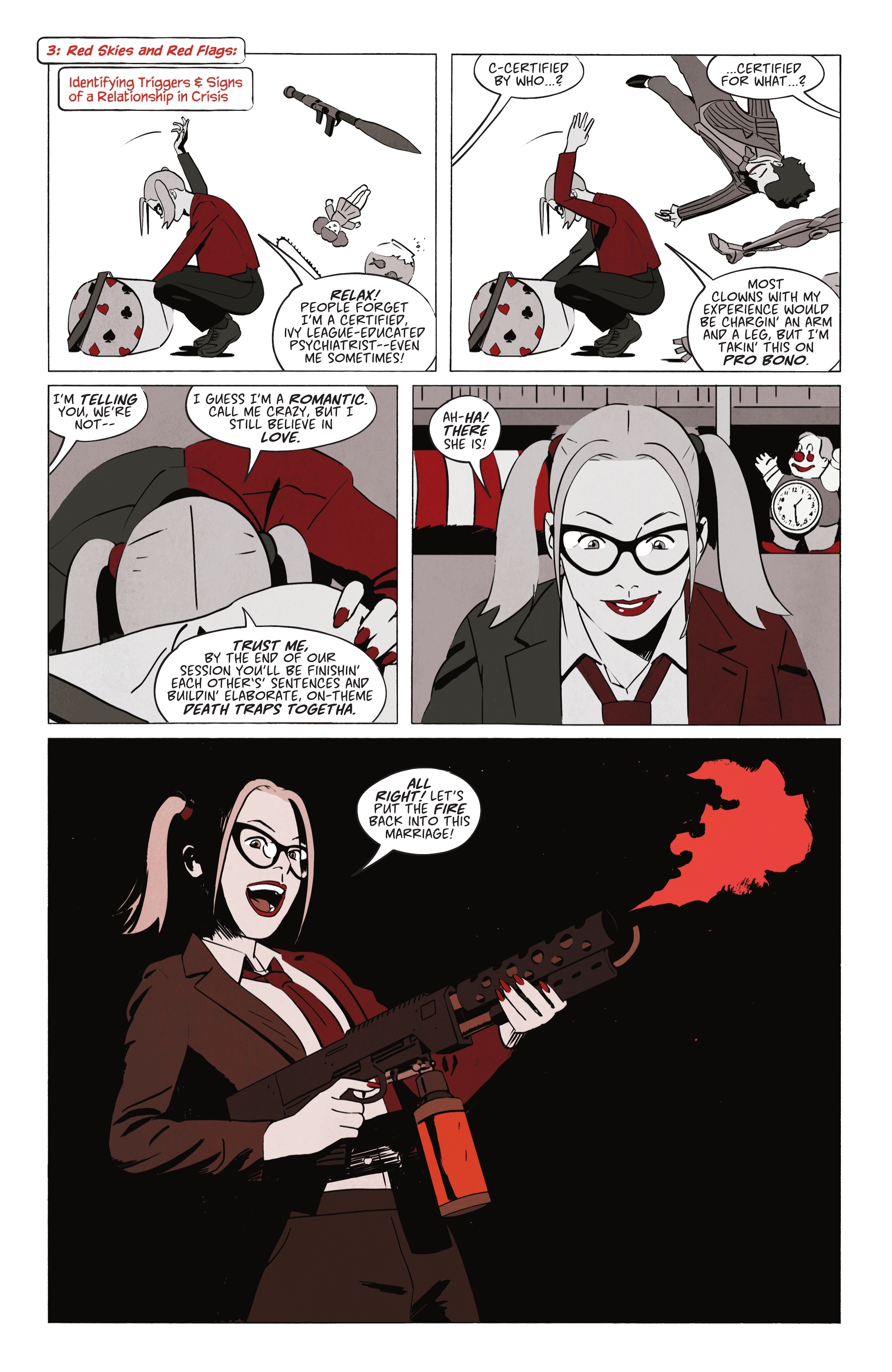 Read online Harley Quinn: Black   White   Redder comic -  Issue #6 - 19