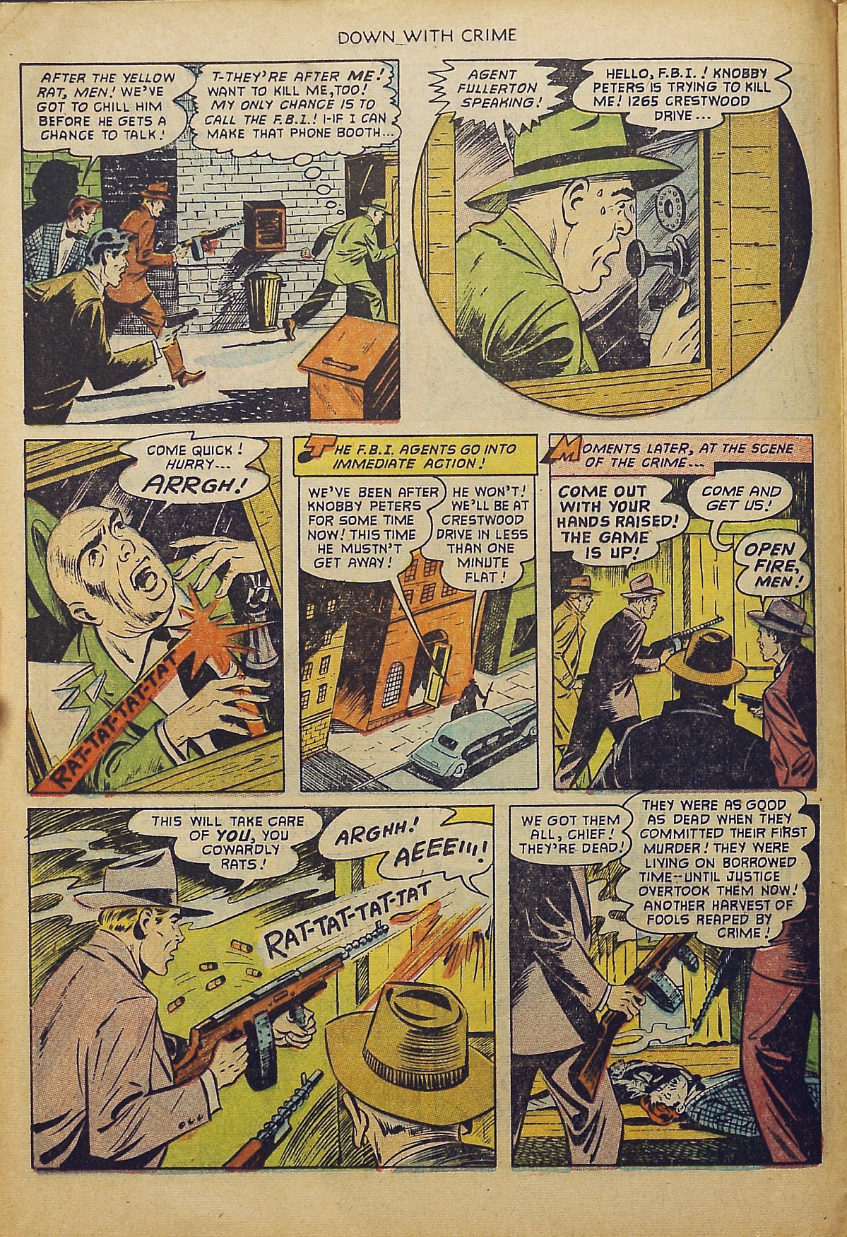Read online Down With Crime comic -  Issue #7 - 12