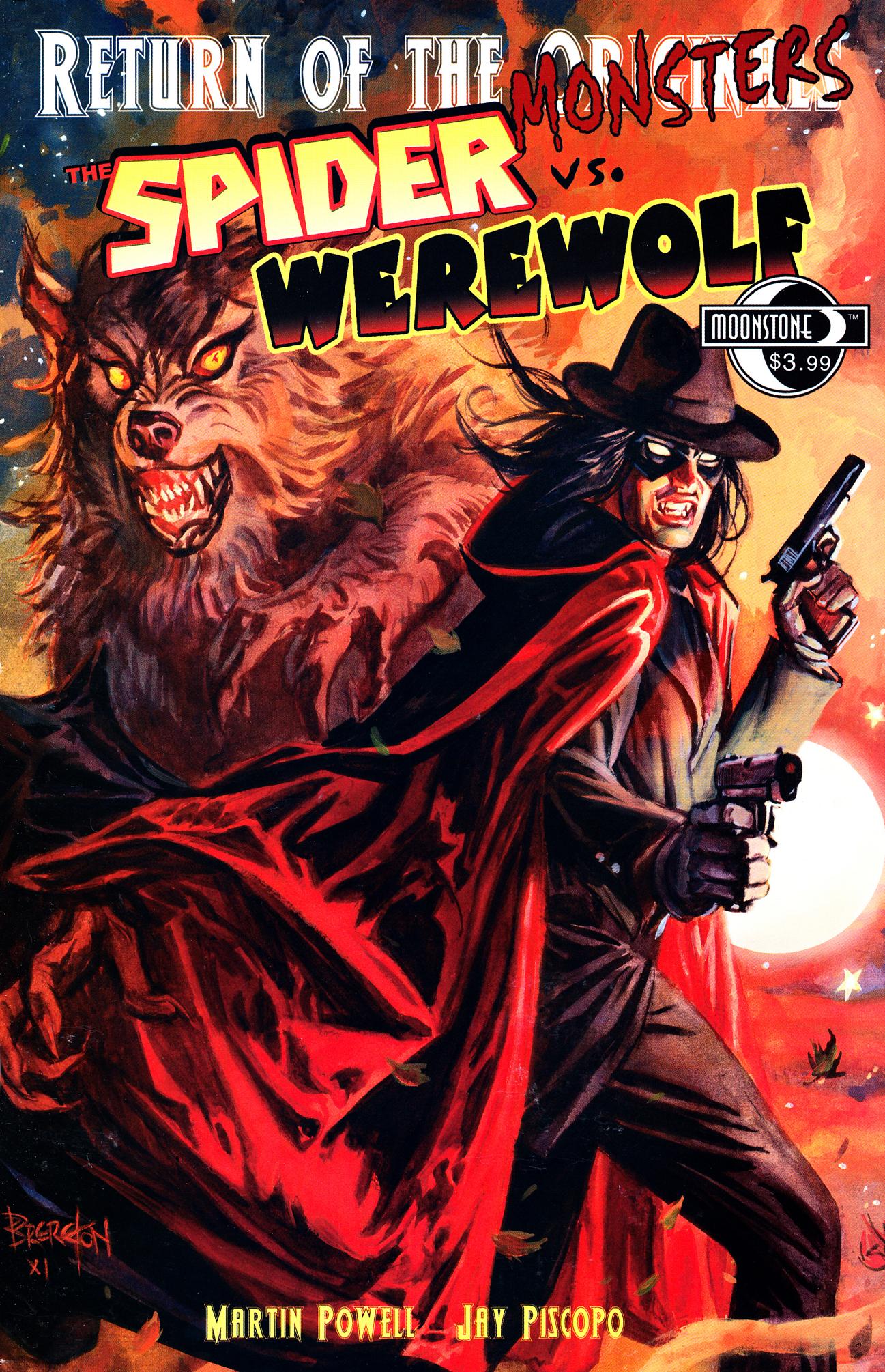 Read online Return of the Monsters: The Spider vs Werewolf comic -  Issue # Full - 1