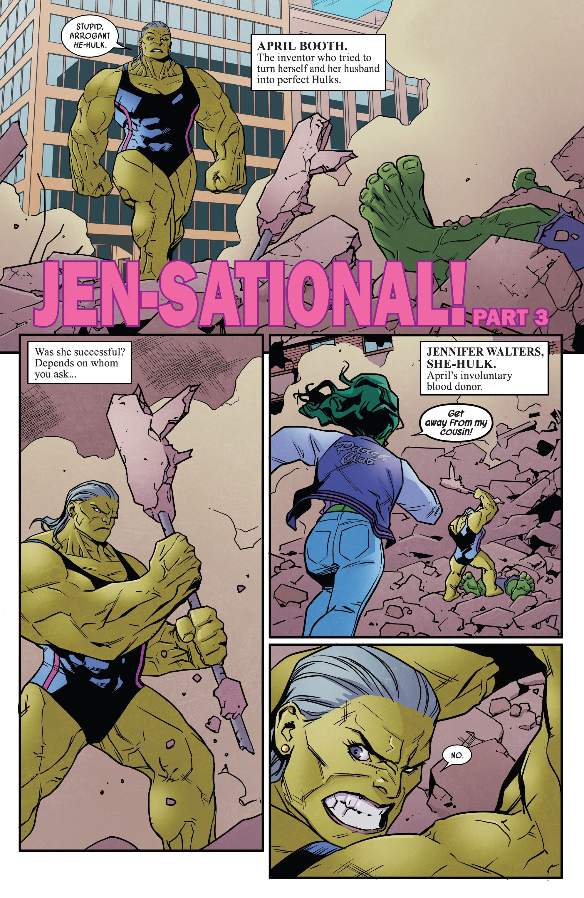 Read online Sensational She-Hulk comic -  Issue #3 - 4