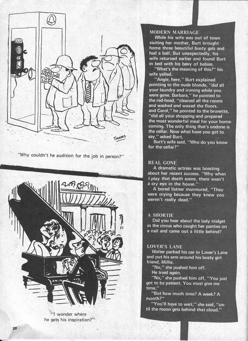 Read online Cartoons and Gags comic -  Issue #81 - 20