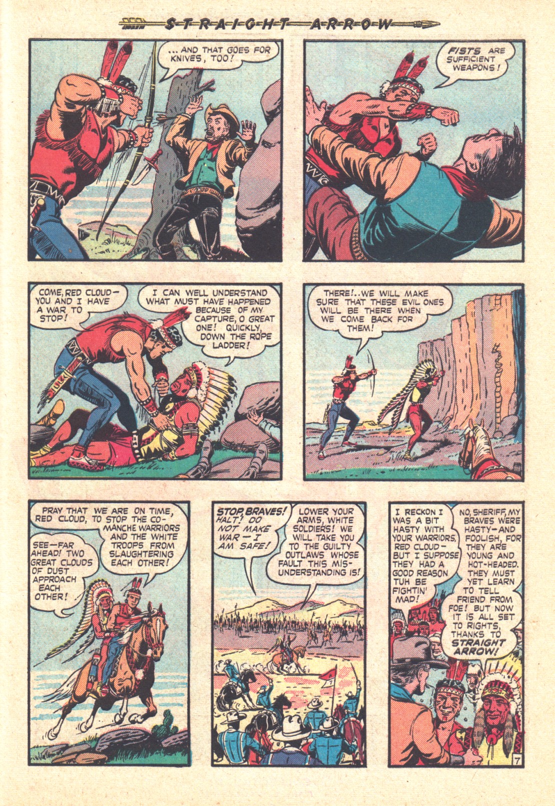 Read online Straight Arrow comic -  Issue #5 - 33