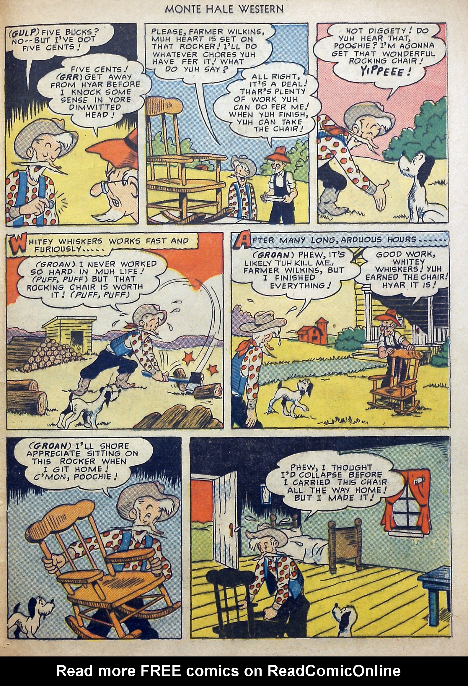 Read online Monte Hale Western comic -  Issue #46 - 37