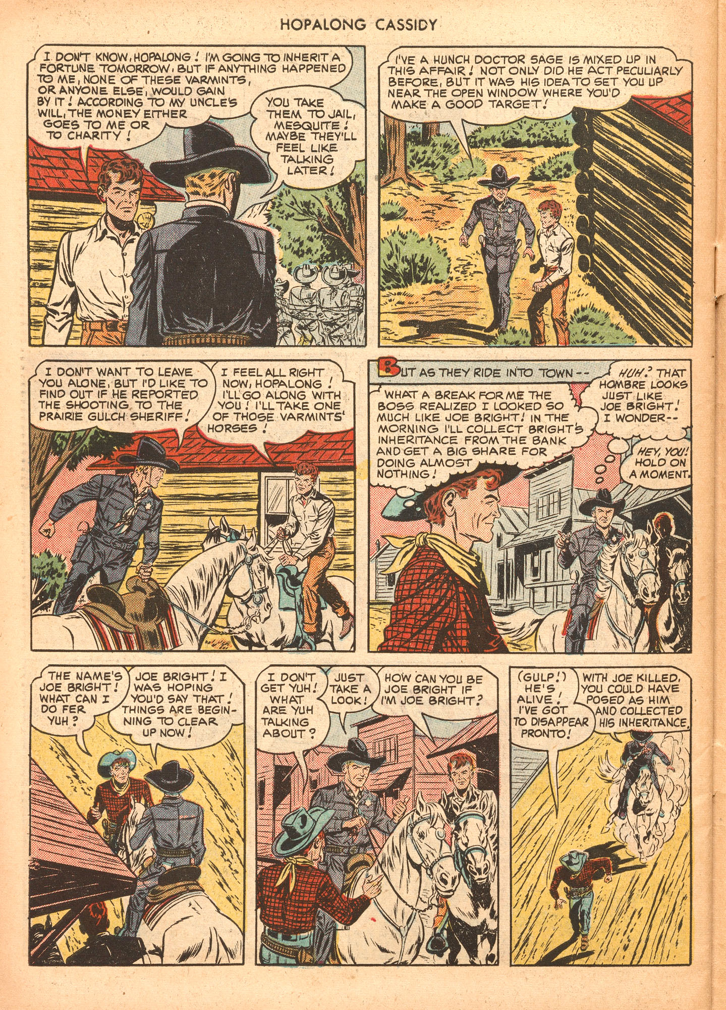 Read online Hopalong Cassidy comic -  Issue #47 - 46