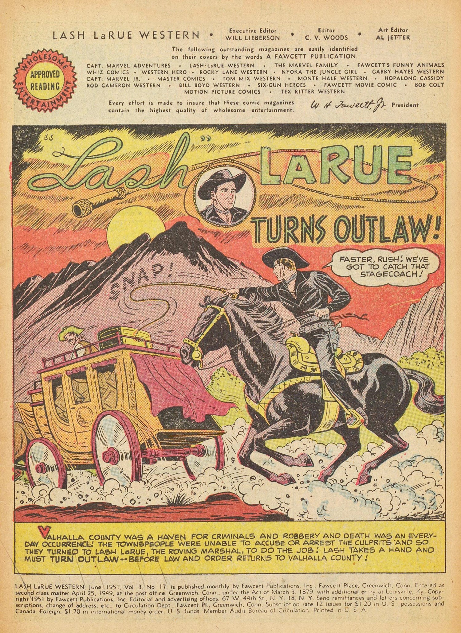 Read online Lash Larue Western (1949) comic -  Issue #17 - 3