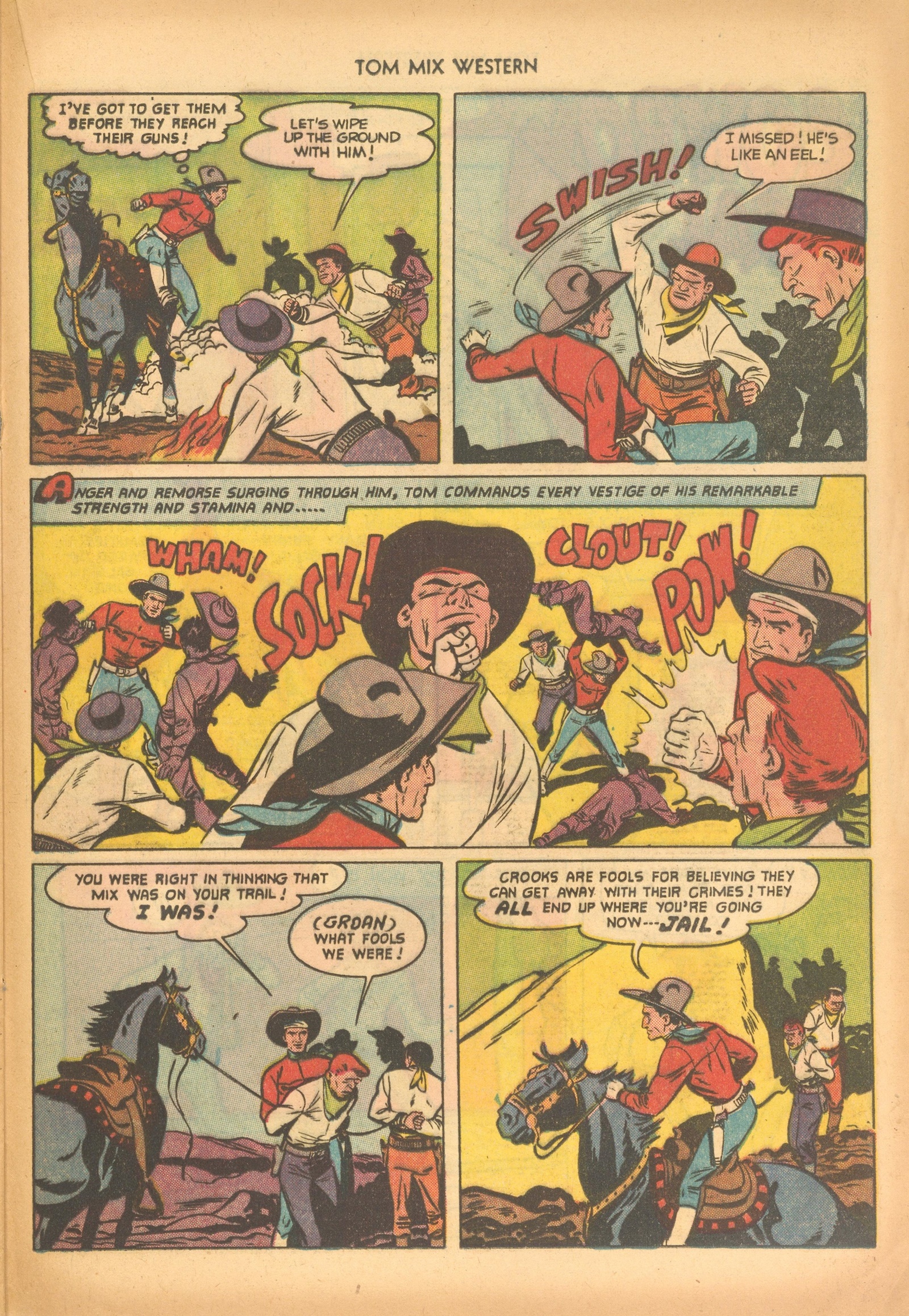 Read online Tom Mix Western (1948) comic -  Issue #53 - 21