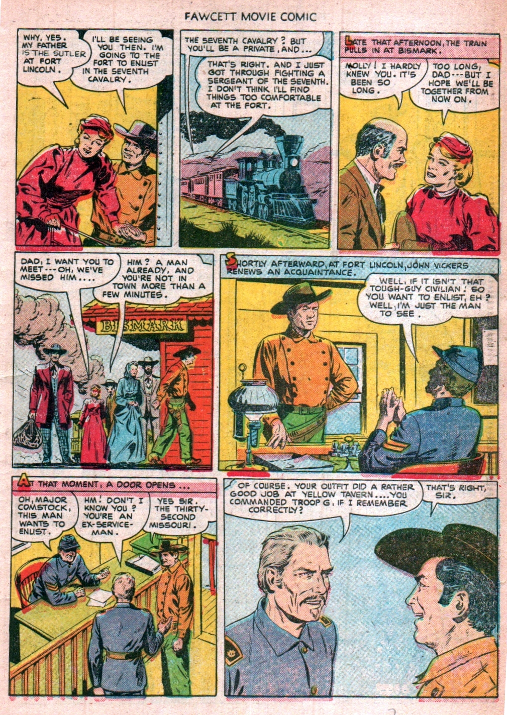 Read online Fawcett Movie Comic comic -  Issue #13 - 6